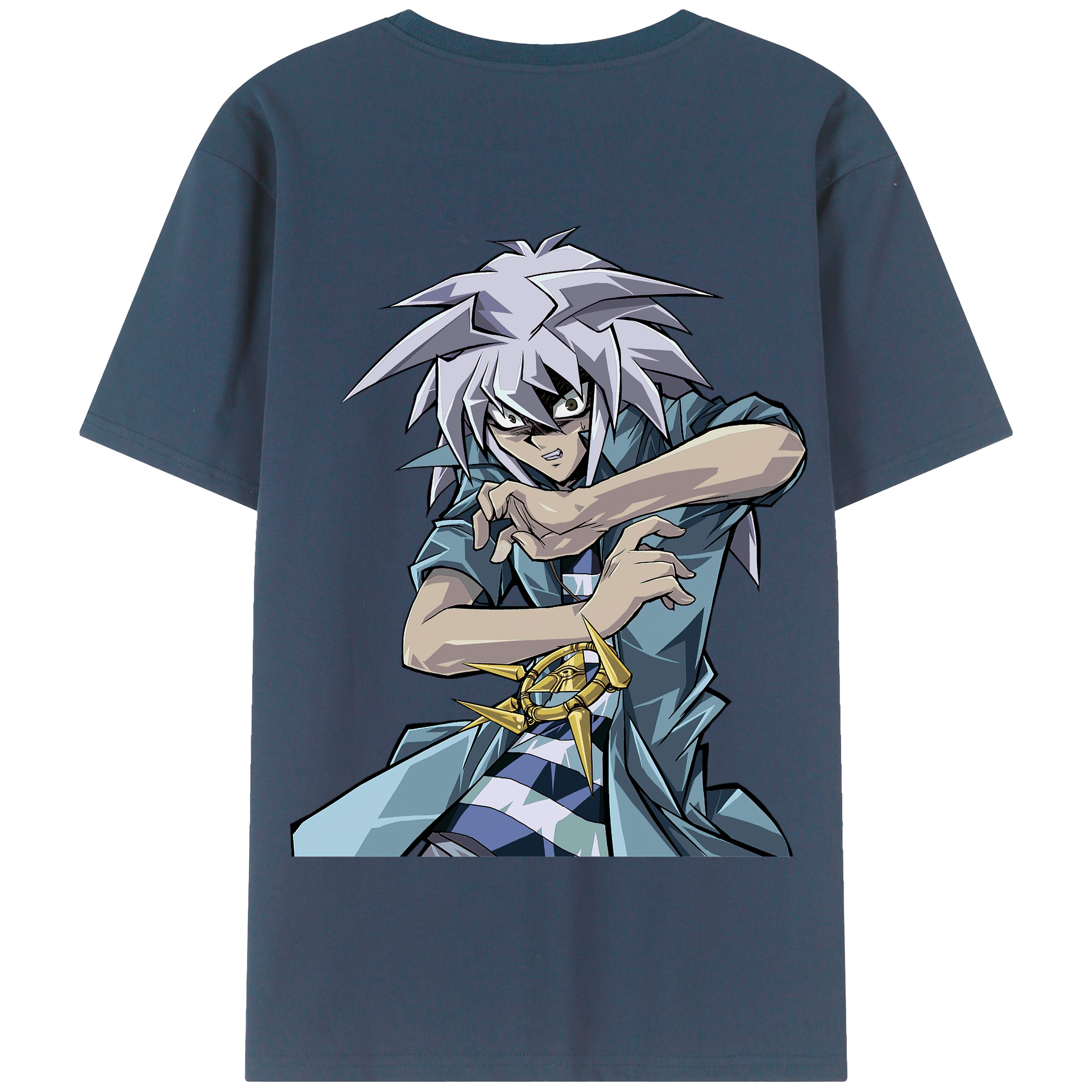 （画像用） 遊☆戯☆王 Yu-Gi-Oh! 綿100％半袖Tシャツ（背面プリント）