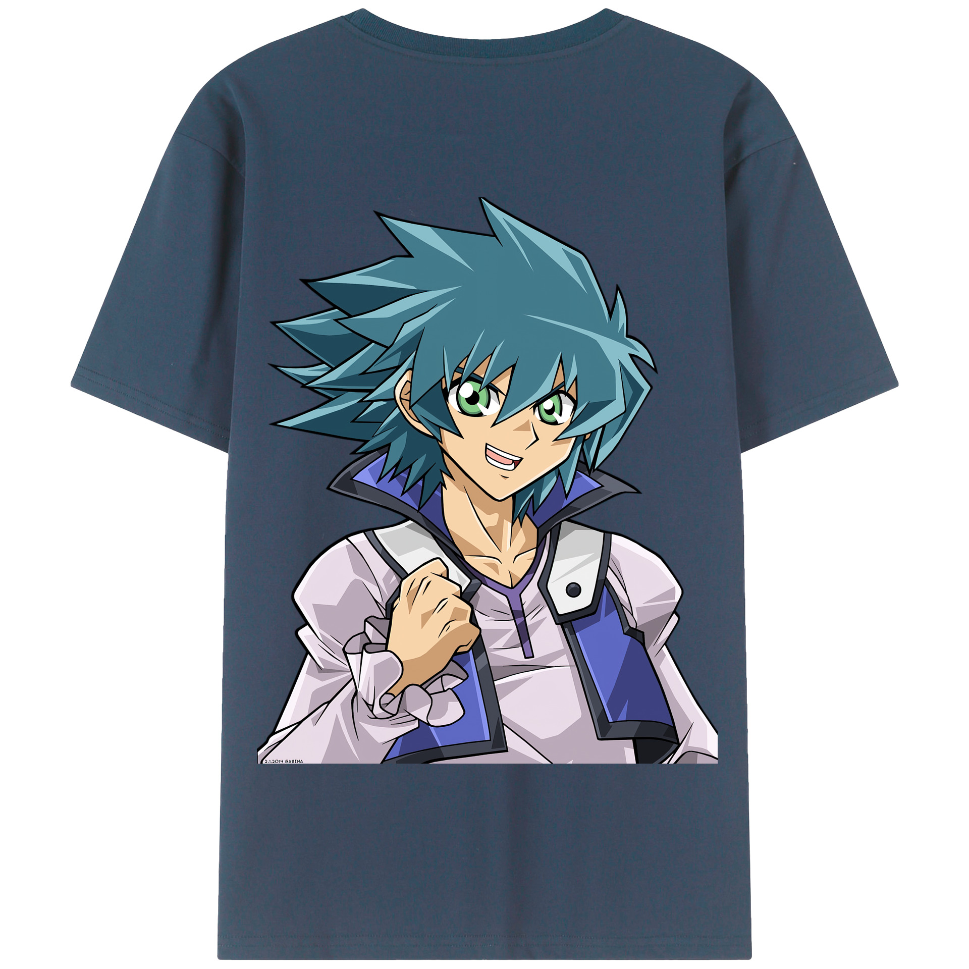 （画像用） 遊☆戯☆王 Yu-Gi-Oh! 綿100％半袖Tシャツ（背面プリント）