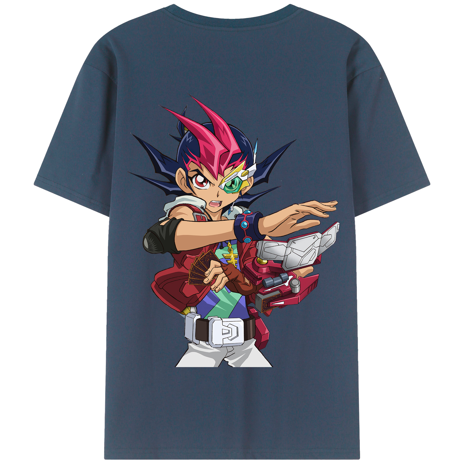 （画像用） 遊☆戯☆王 Yu-Gi-Oh! 綿100％半袖Tシャツ（背面プリント）