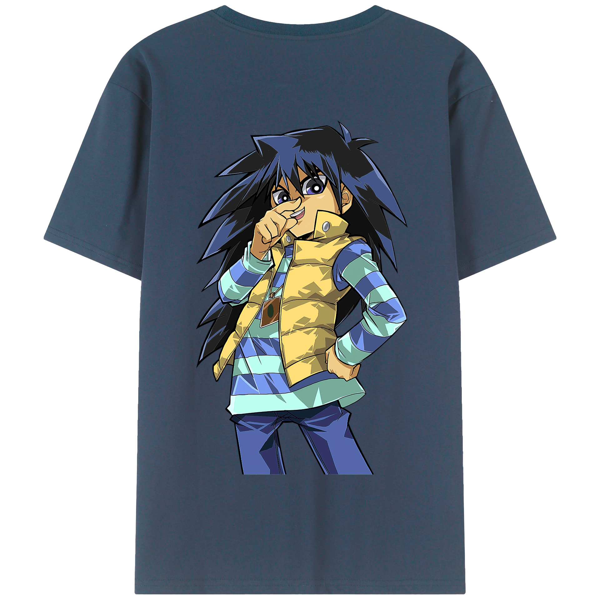 遊☆戯☆王 Yu-Gi-Oh! 綿100％半袖Tシャツ（背面プリント）