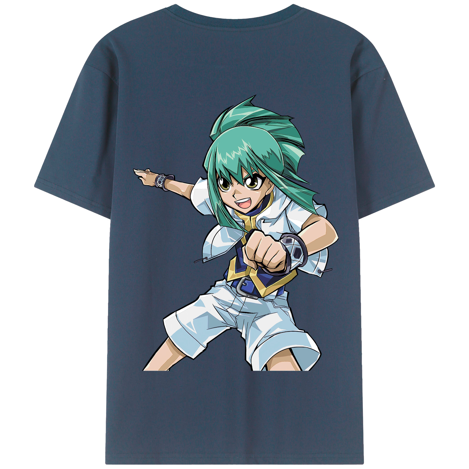 （画像用） 遊☆戯☆王 Yu-Gi-Oh! 綿100％半袖Tシャツ（背面プリント）