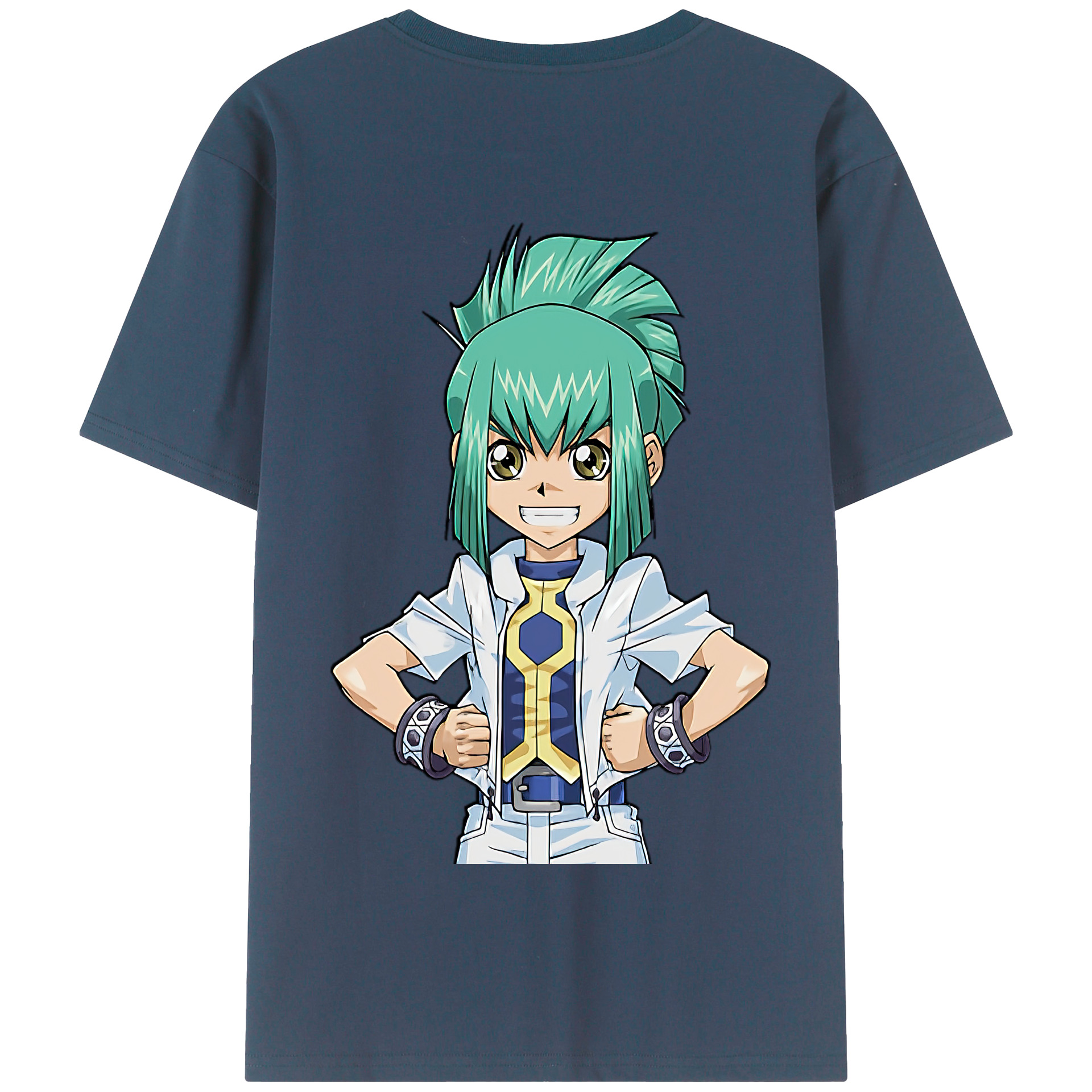 （画像用） 遊☆戯☆王 Yu-Gi-Oh! 綿100％半袖Tシャツ（背面プリント）