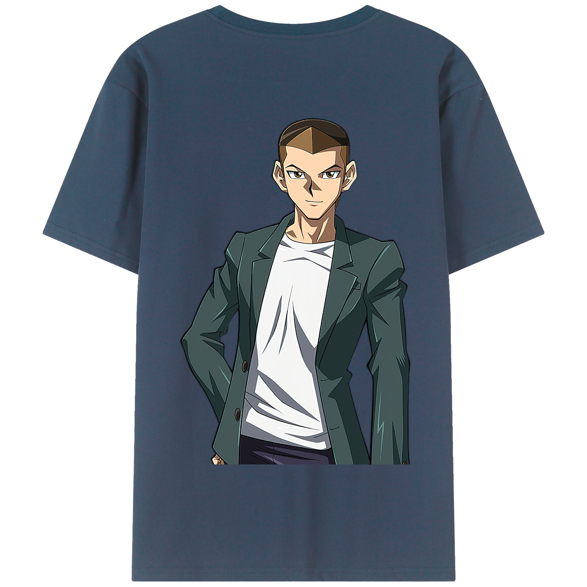（画像用） 遊☆戯☆王 Yu-Gi-Oh! 綿100％半袖Tシャツ（背面プリント）