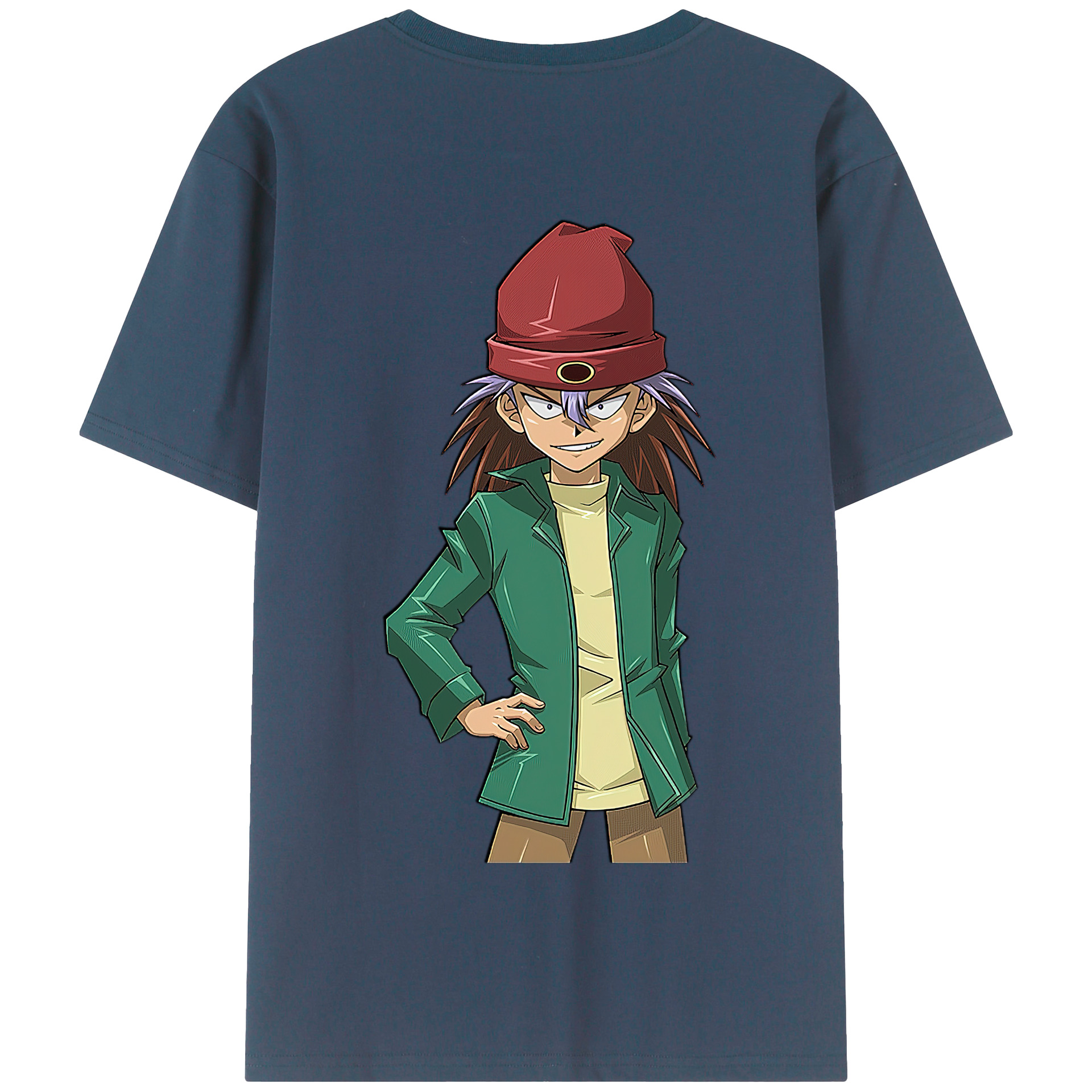 （画像用） 遊☆戯☆王 Yu-Gi-Oh! 綿100％半袖Tシャツ（背面プリント）