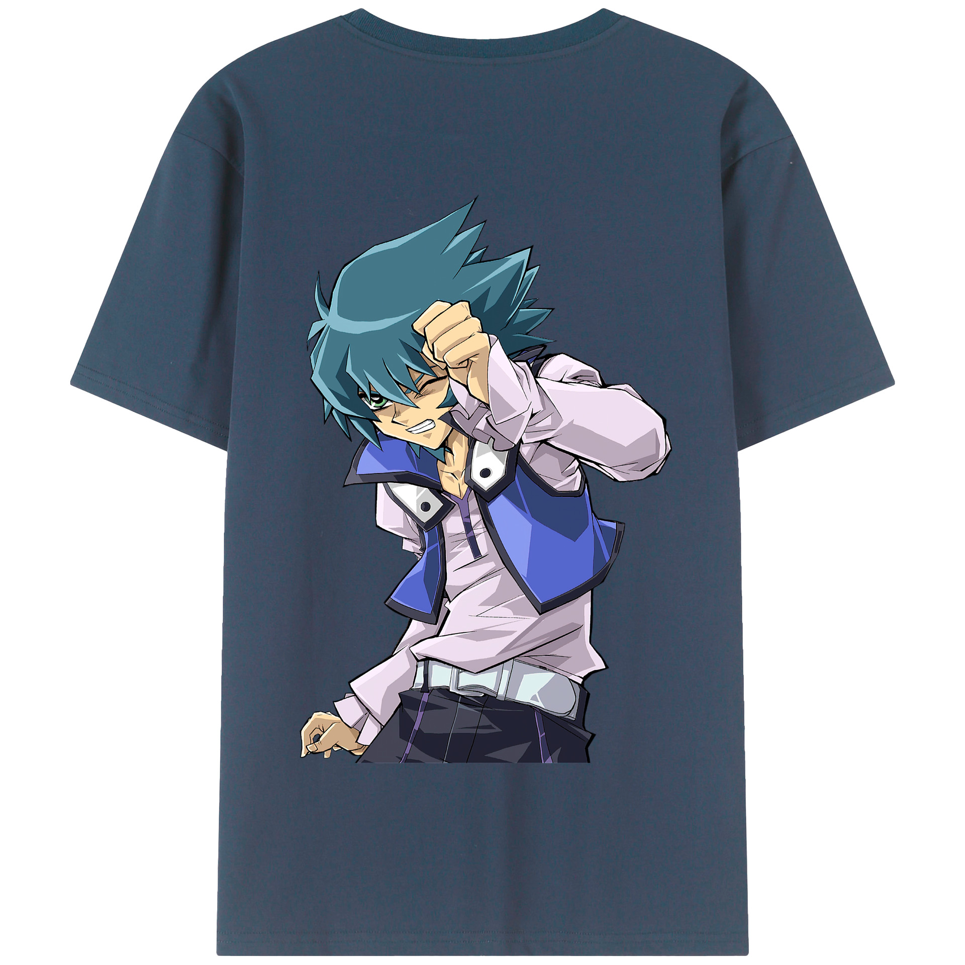 （画像用） 遊☆戯☆王 Yu-Gi-Oh! 綿100％半袖Tシャツ（背面プリント）