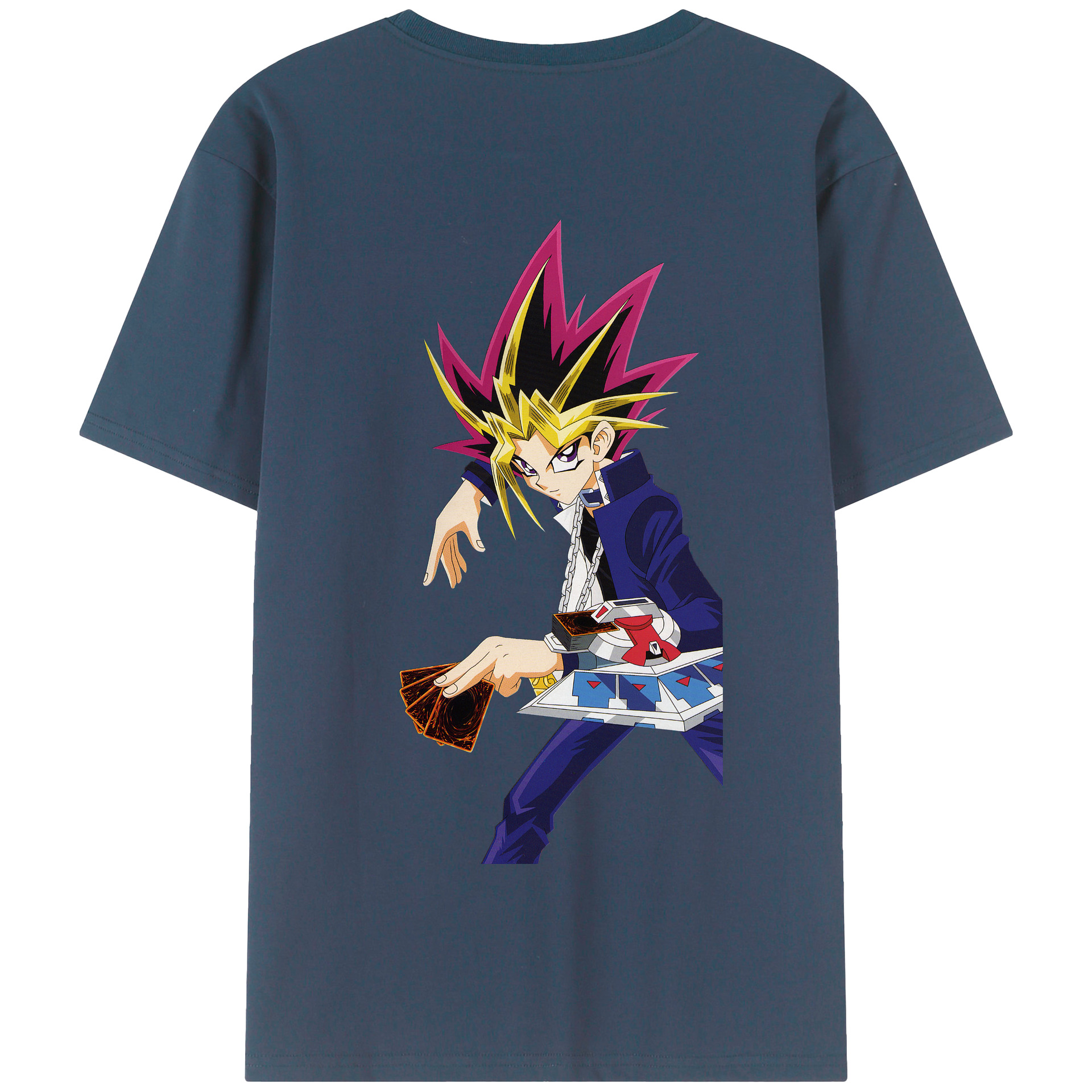 （画像用） 遊☆戯☆王 Yu-Gi-Oh! 綿100％半袖Tシャツ（背面プリント）