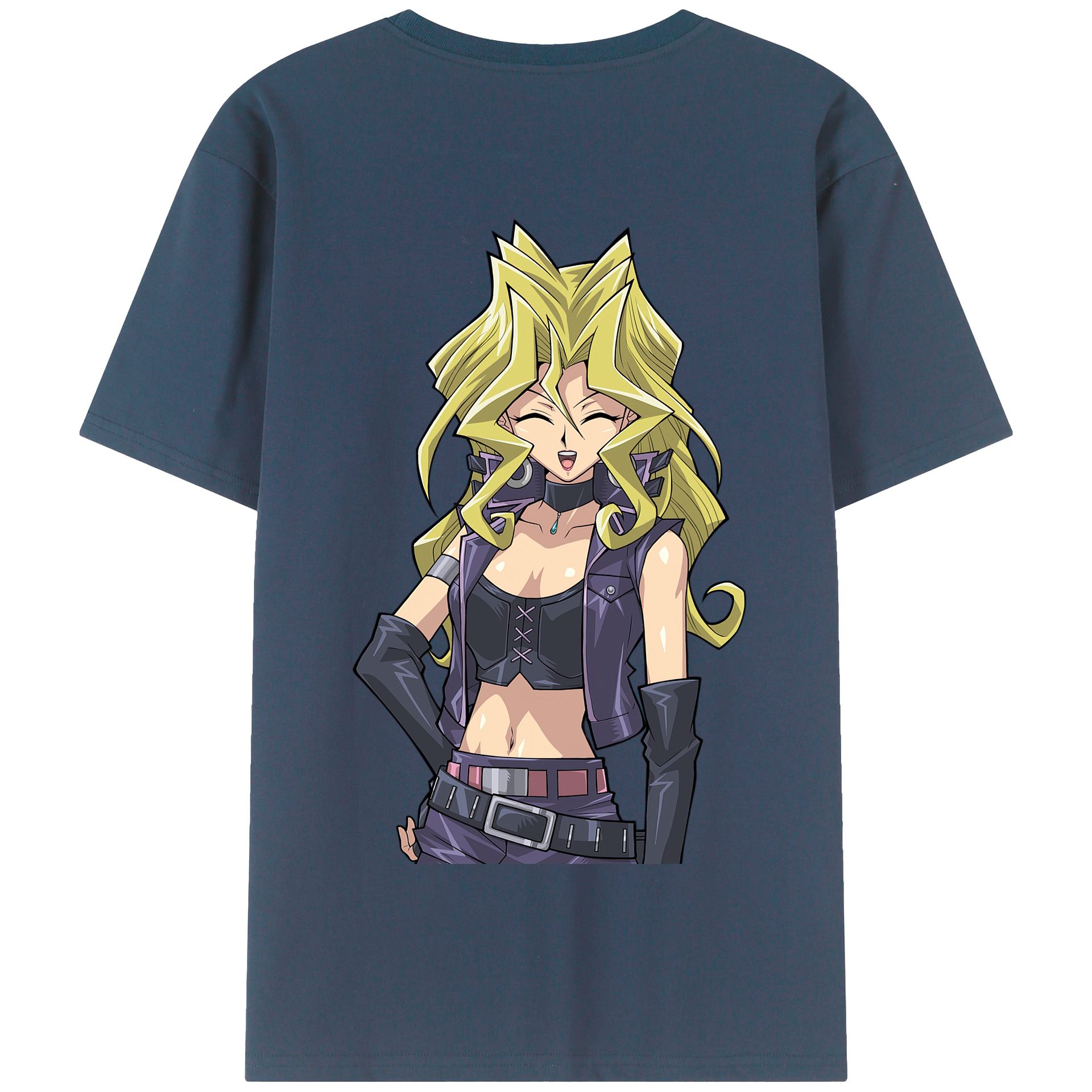 （画像用） 遊☆戯☆王 Yu-Gi-Oh! 綿100％半袖Tシャツ（背面プリント）