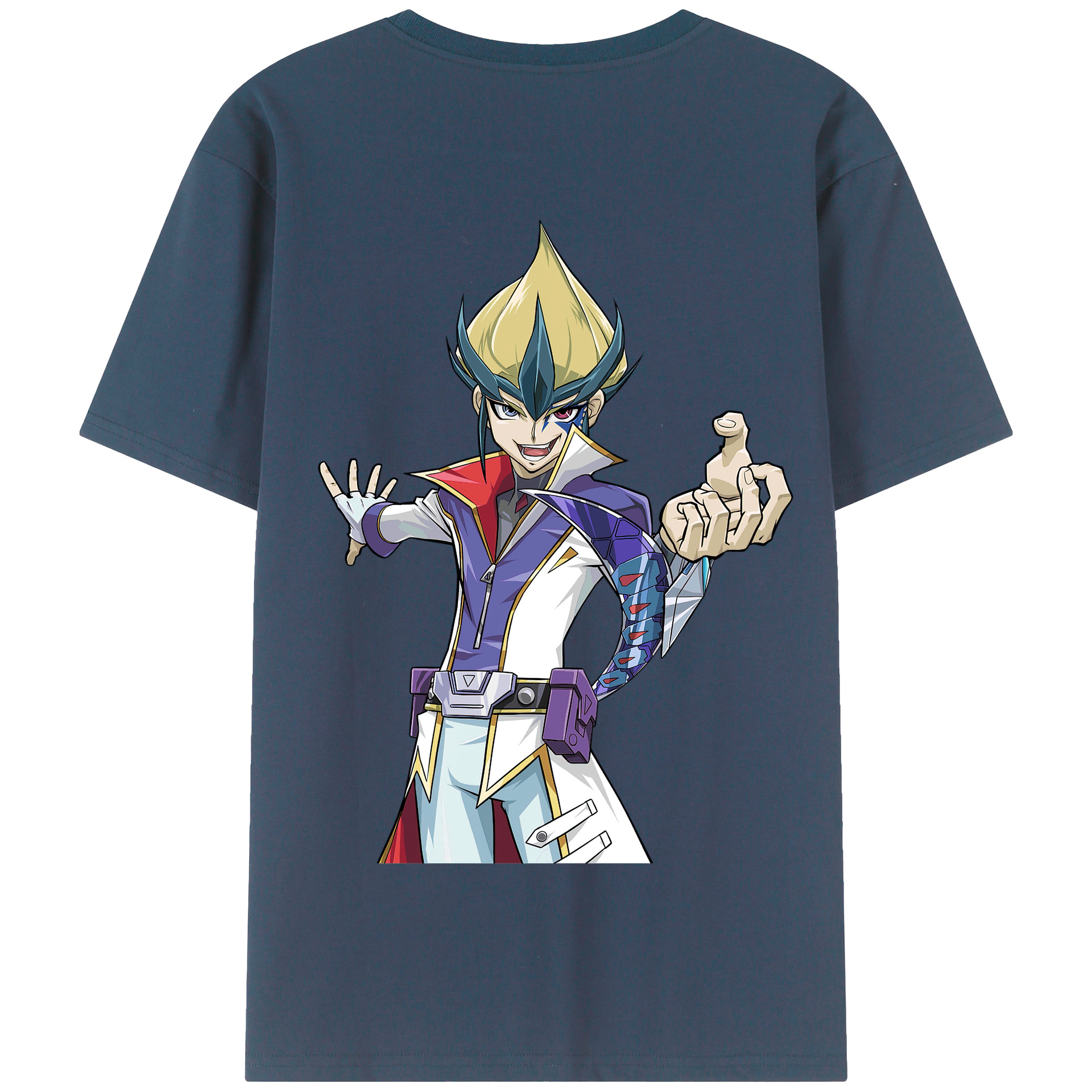（画像用） 遊☆戯☆王 Yu-Gi-Oh! 綿100％半袖Tシャツ（背面プリント）