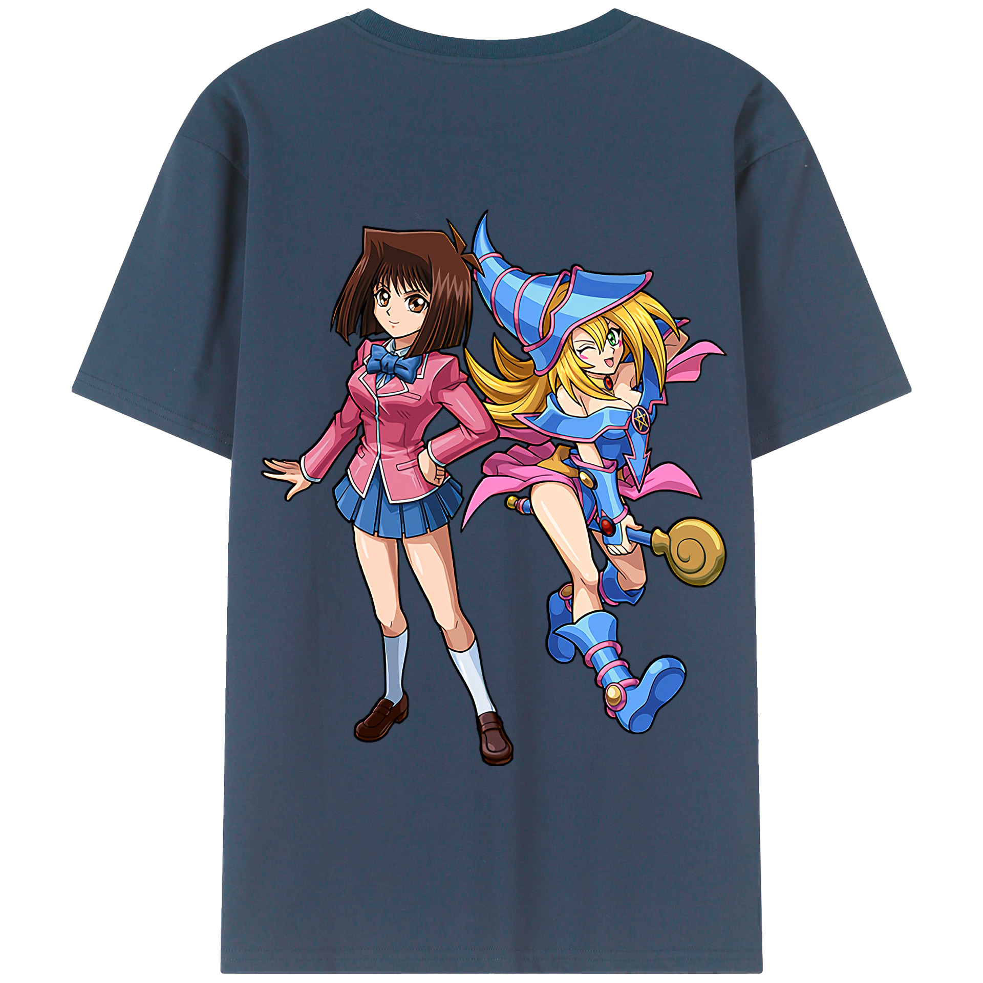 （画像用） 遊☆戯☆王 Yu-Gi-Oh! 綿100％半袖Tシャツ（背面プリント）