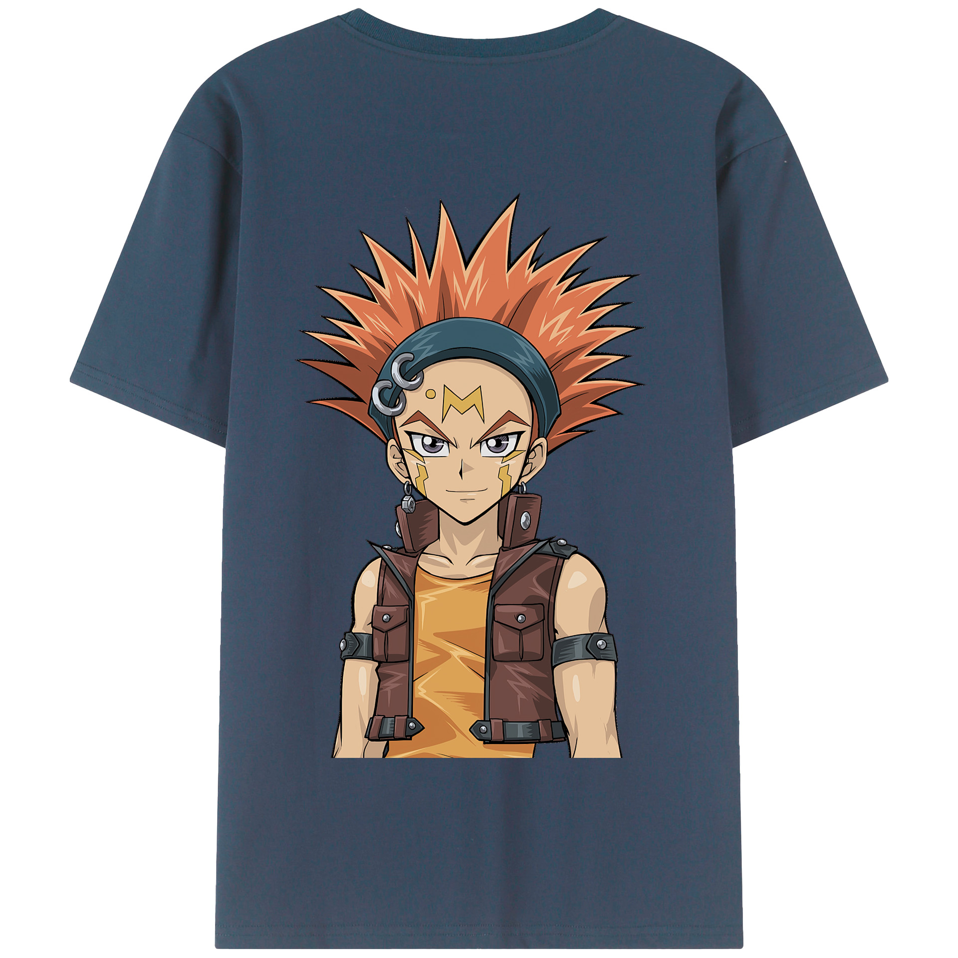 （画像用） 遊☆戯☆王 Yu-Gi-Oh! 綿100％半袖Tシャツ（背面プリント）