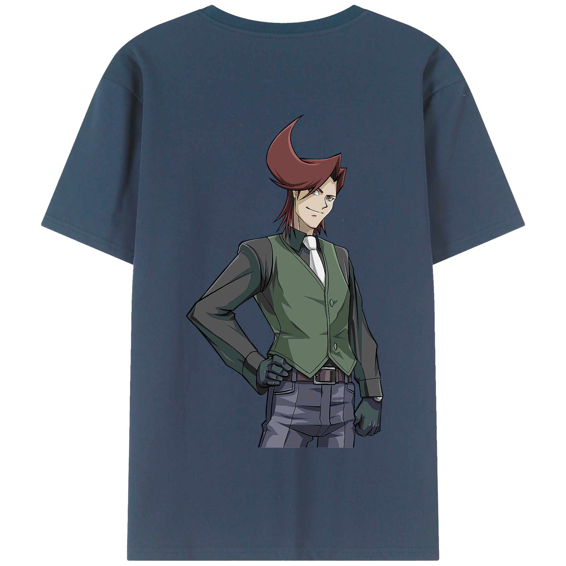 （画像用） 遊☆戯☆王 Yu-Gi-Oh! 綿100％半袖Tシャツ（背面プリント）