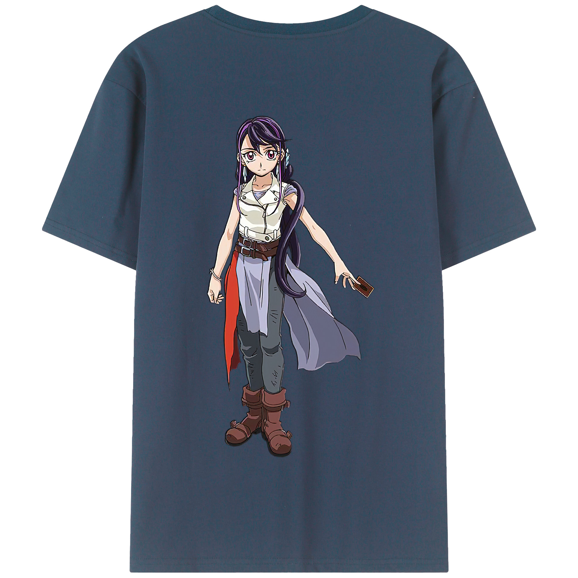 （画像用） 遊☆戯☆王 Yu-Gi-Oh! 綿100％半袖Tシャツ（背面プリント）