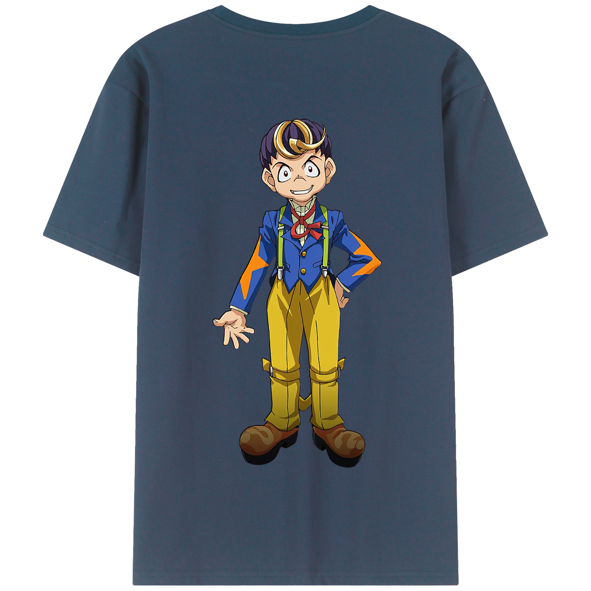 （画像用） 遊☆戯☆王 Yu-Gi-Oh! 綿100％半袖Tシャツ（背面プリント）