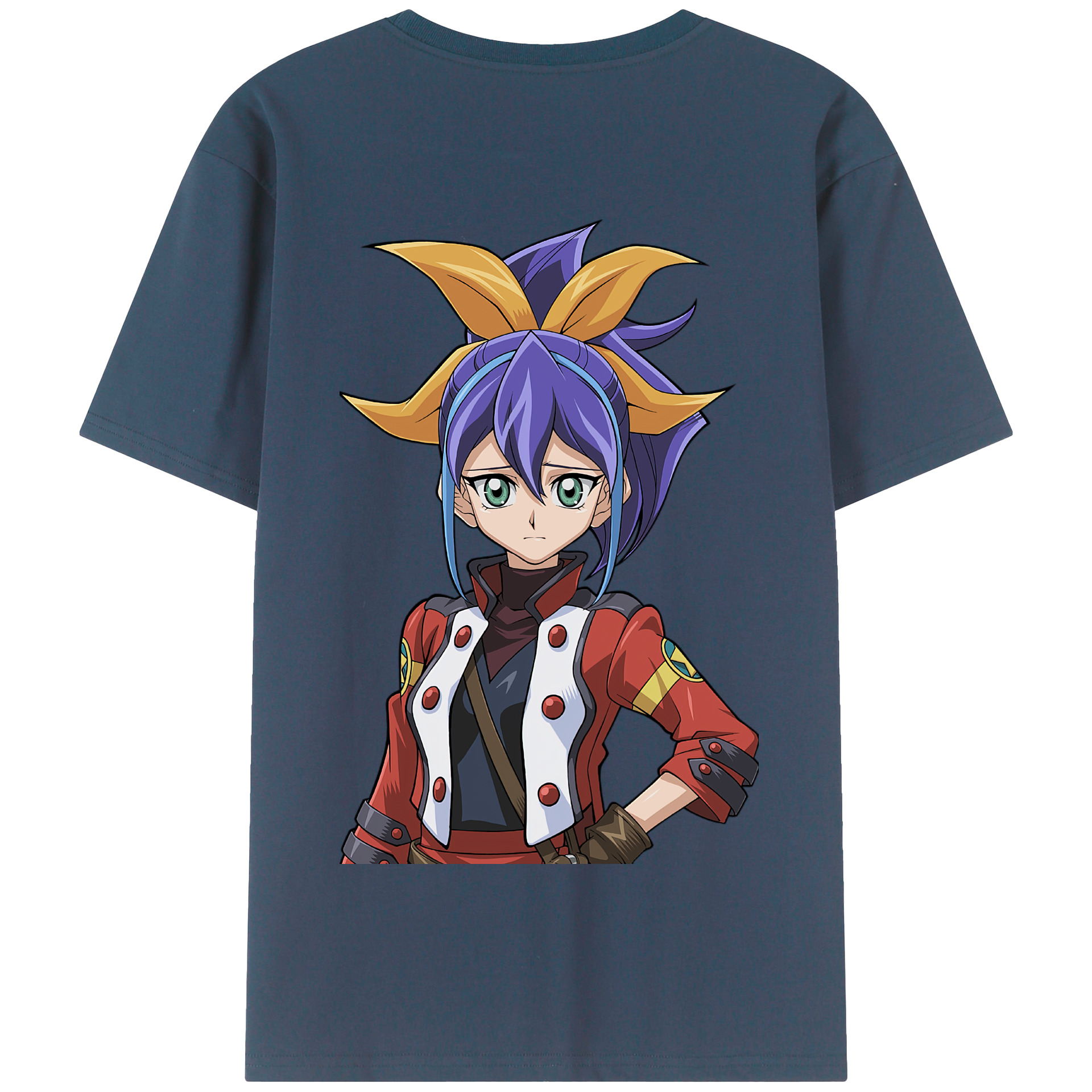 （画像用） 遊☆戯☆王 Yu-Gi-Oh! 綿100％半袖Tシャツ（背面プリント）