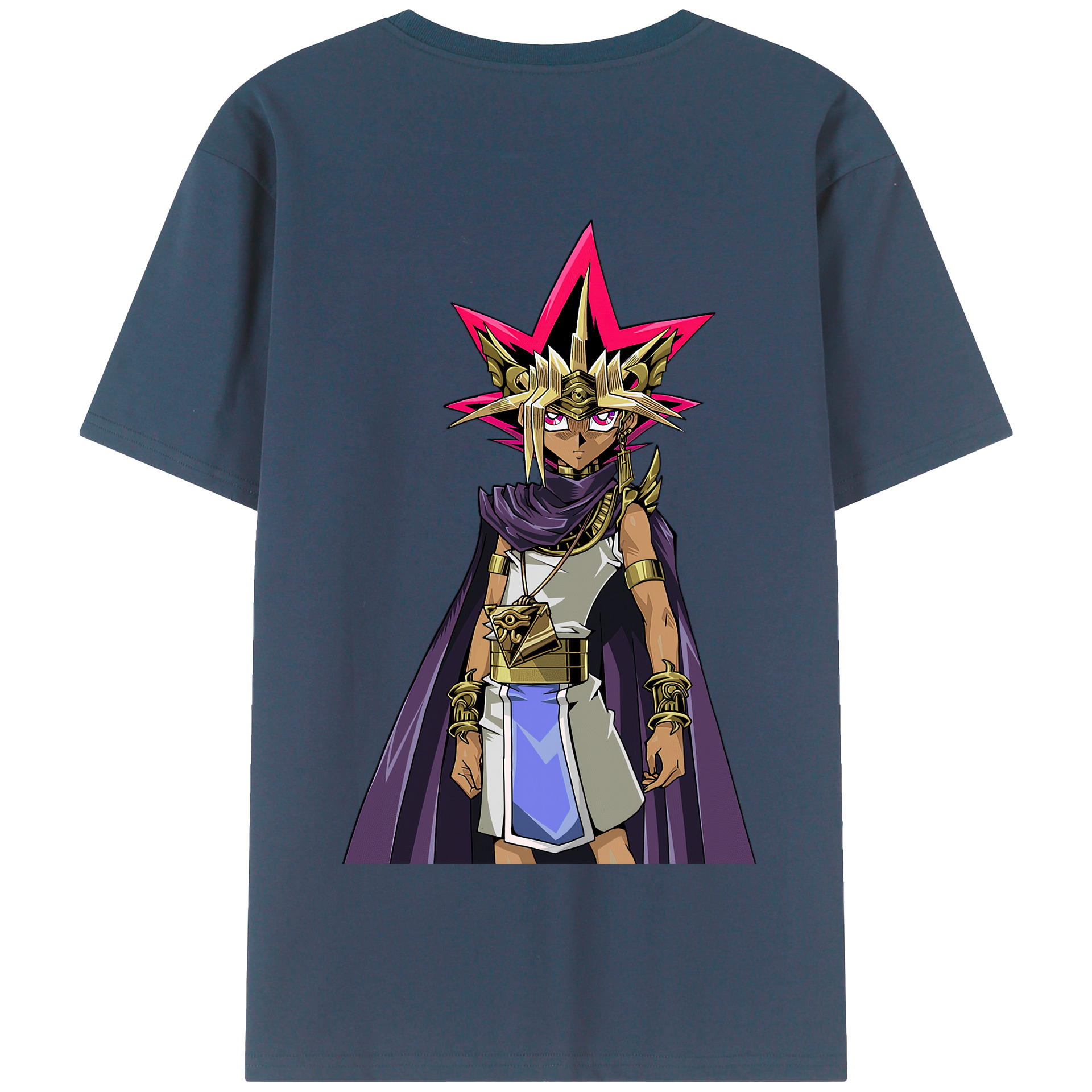 （画像用） 遊☆戯☆王 Yu-Gi-Oh! 綿100％半袖Tシャツ（背面プリント）