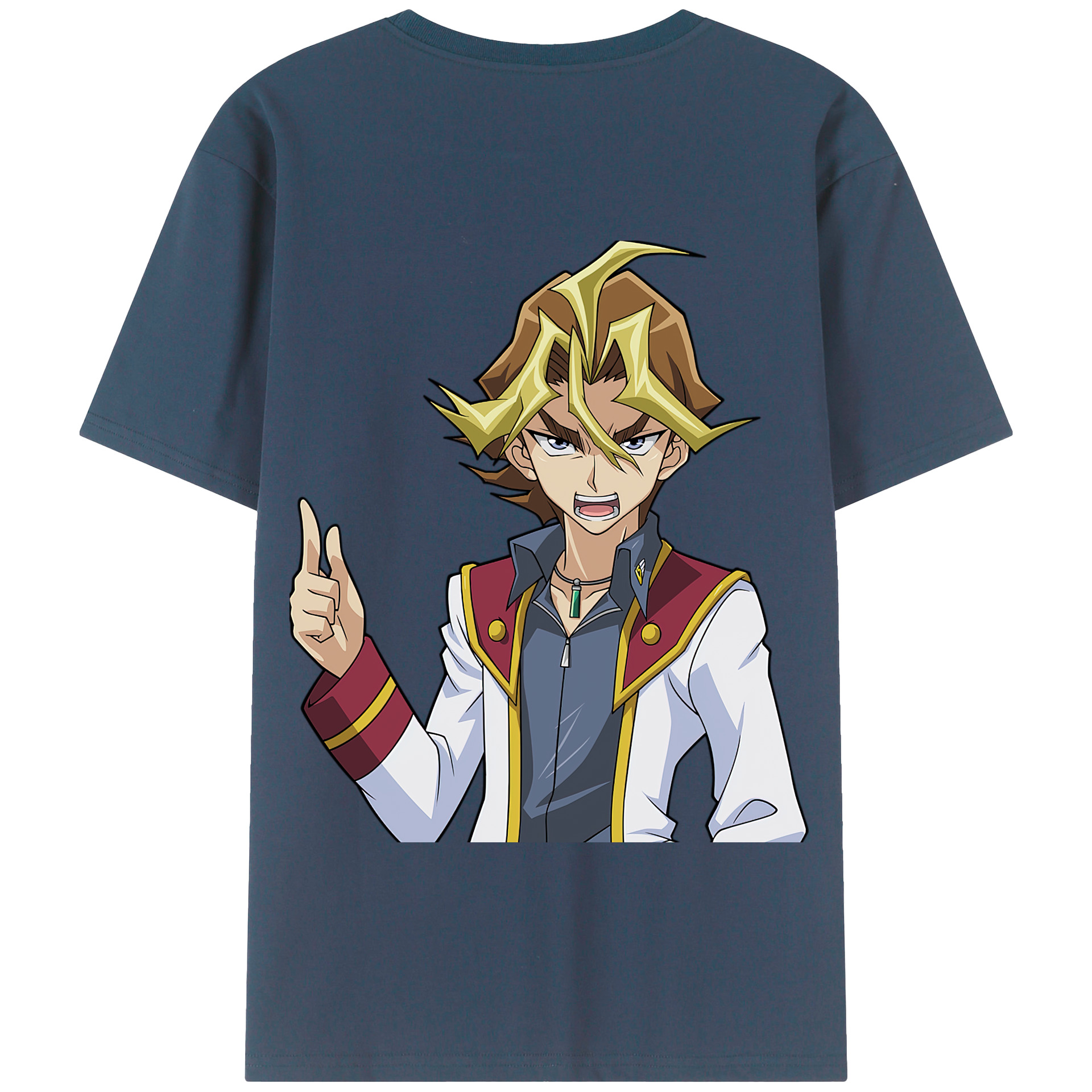 （画像用） 遊☆戯☆王 Yu-Gi-Oh! 綿100％半袖Tシャツ（背面プリント）