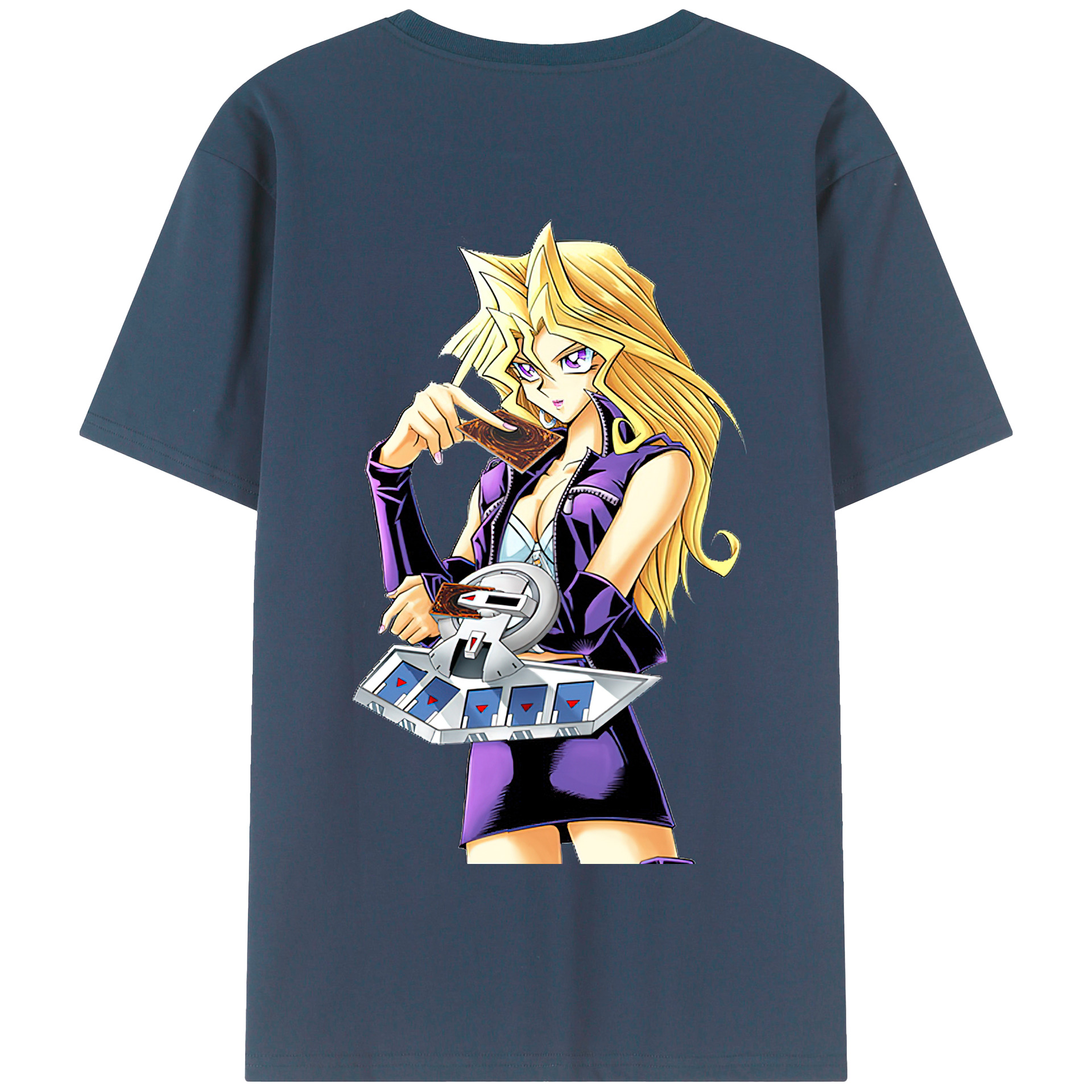 （画像用） 遊☆戯☆王 Yu-Gi-Oh! 綿100％半袖Tシャツ（背面プリント）