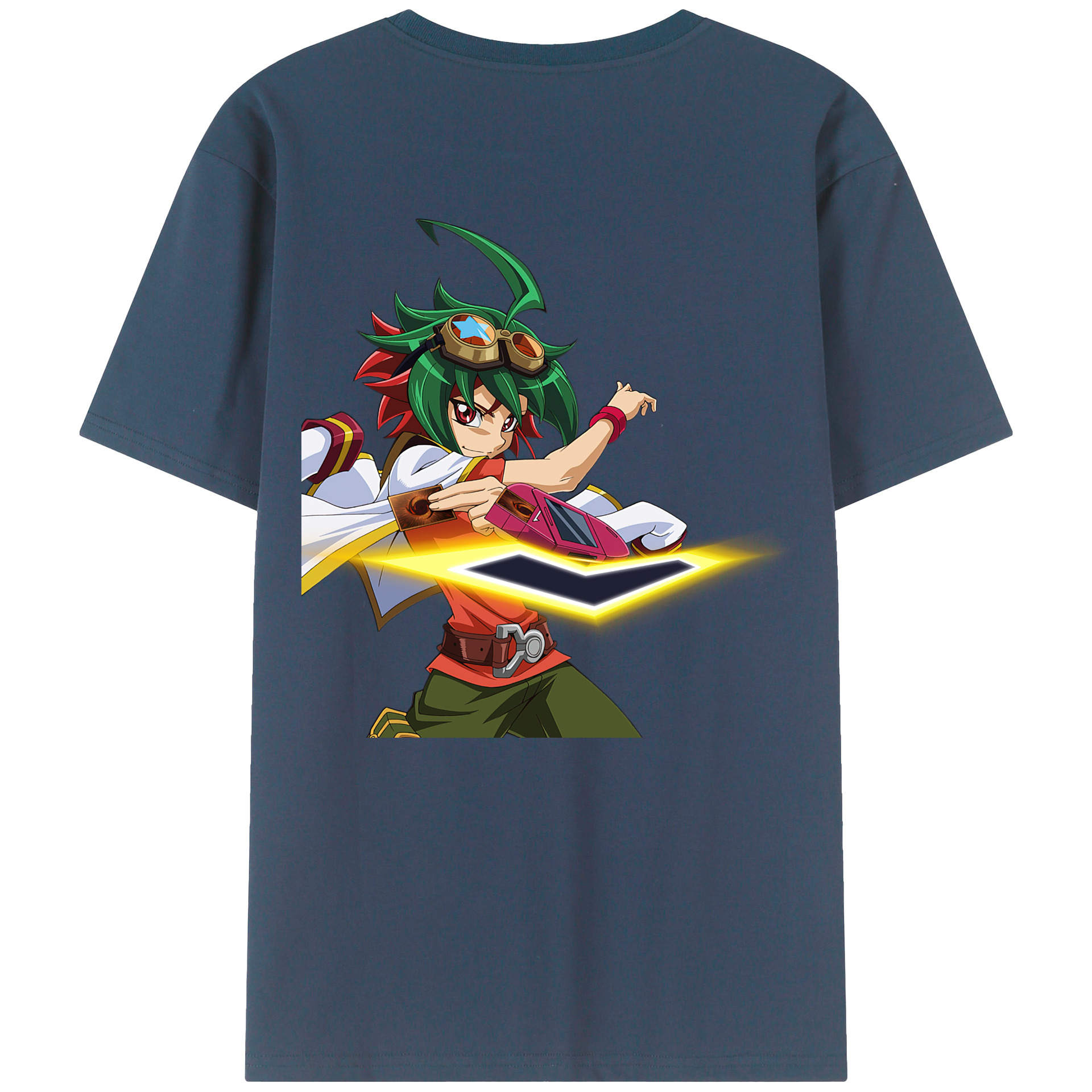 （画像用） 遊☆戯☆王 Yu-Gi-Oh! 綿100％半袖Tシャツ（背面プリント）