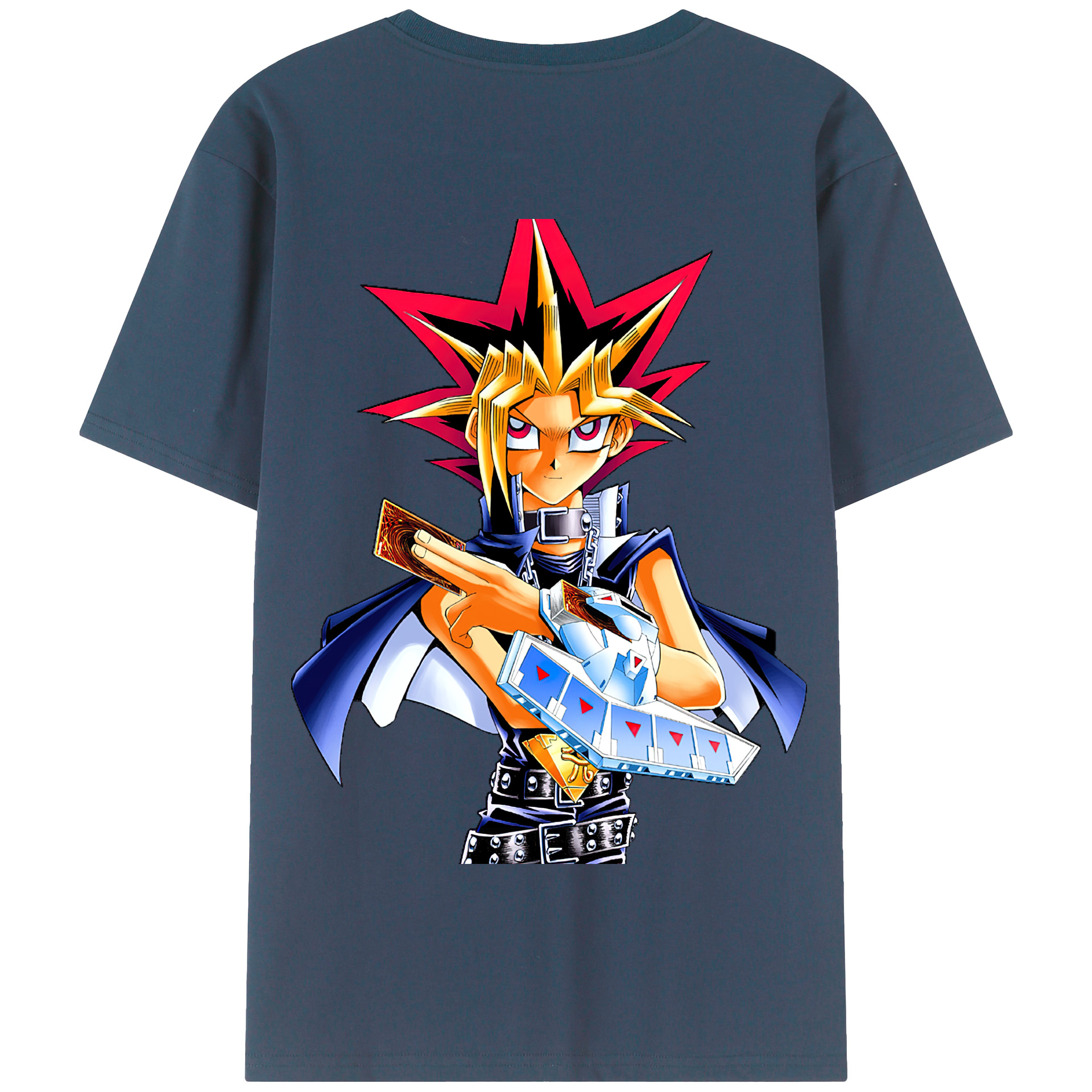 （画像用） 遊☆戯☆王 Yu-Gi-Oh! 綿100％半袖Tシャツ（背面プリント）