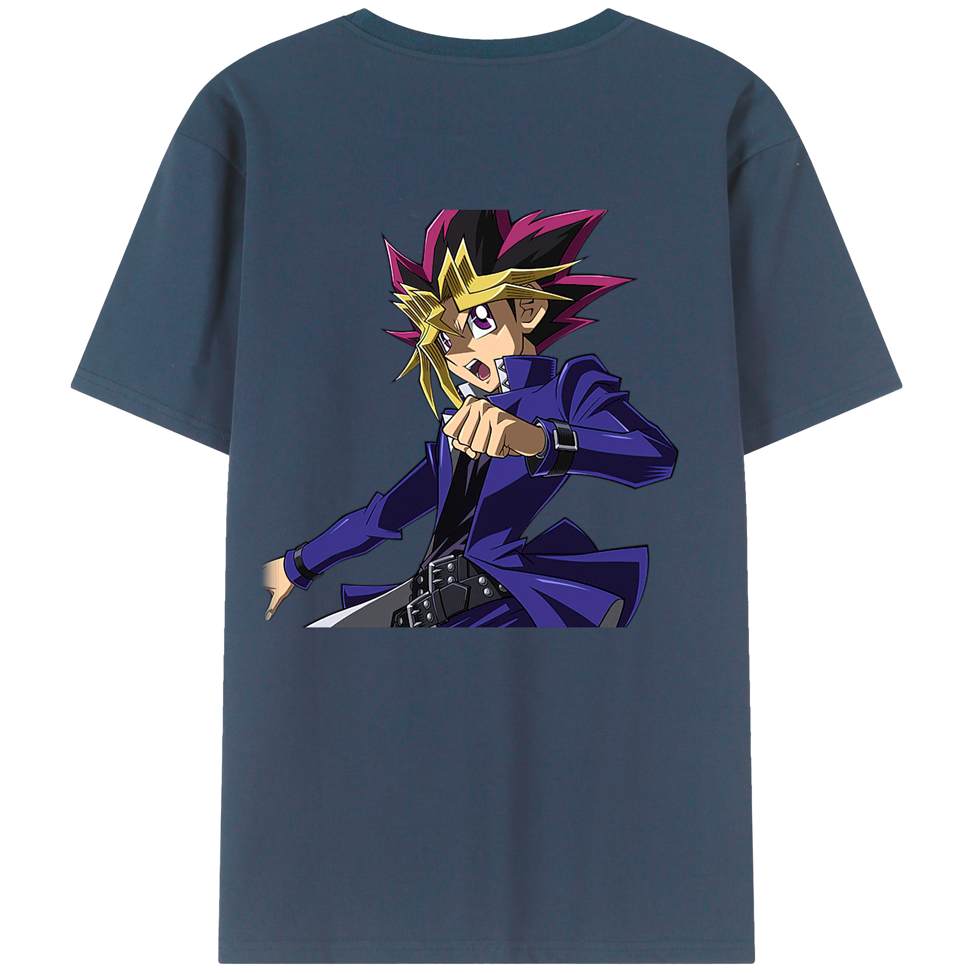（画像用） 遊☆戯☆王 Yu-Gi-Oh! 綿100％半袖Tシャツ（背面プリント）