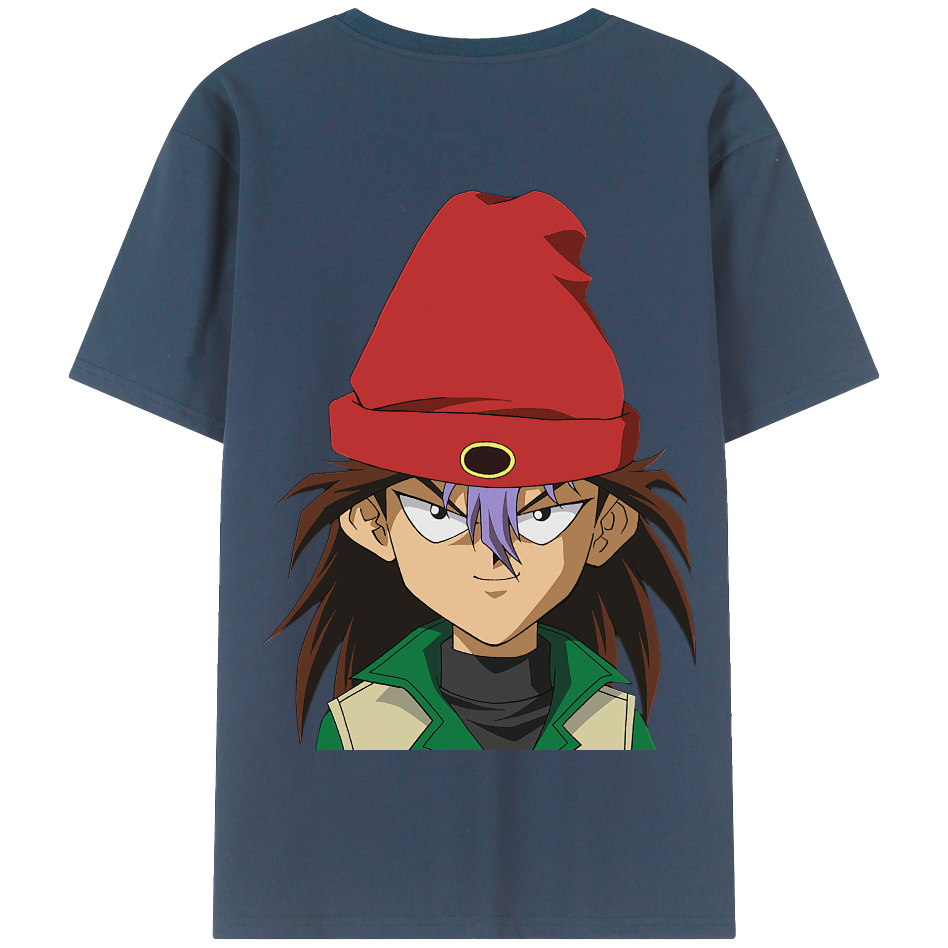 （画像用） 遊☆戯☆王 Yu-Gi-Oh! 綿100％半袖Tシャツ（背面プリント）