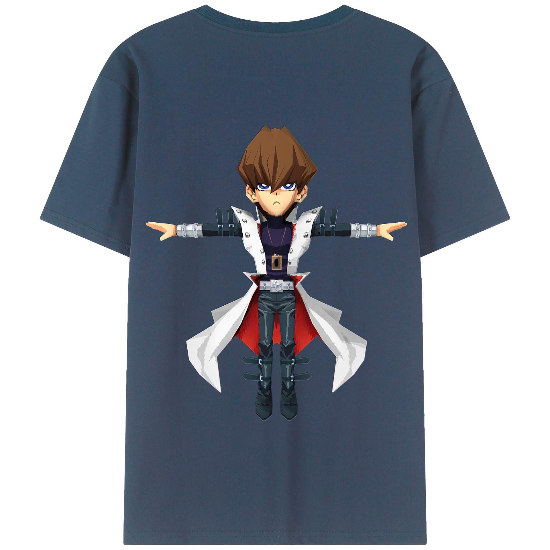 （画像用） 遊☆戯☆王 Yu-Gi-Oh! 綿100％半袖Tシャツ（背面プリント）