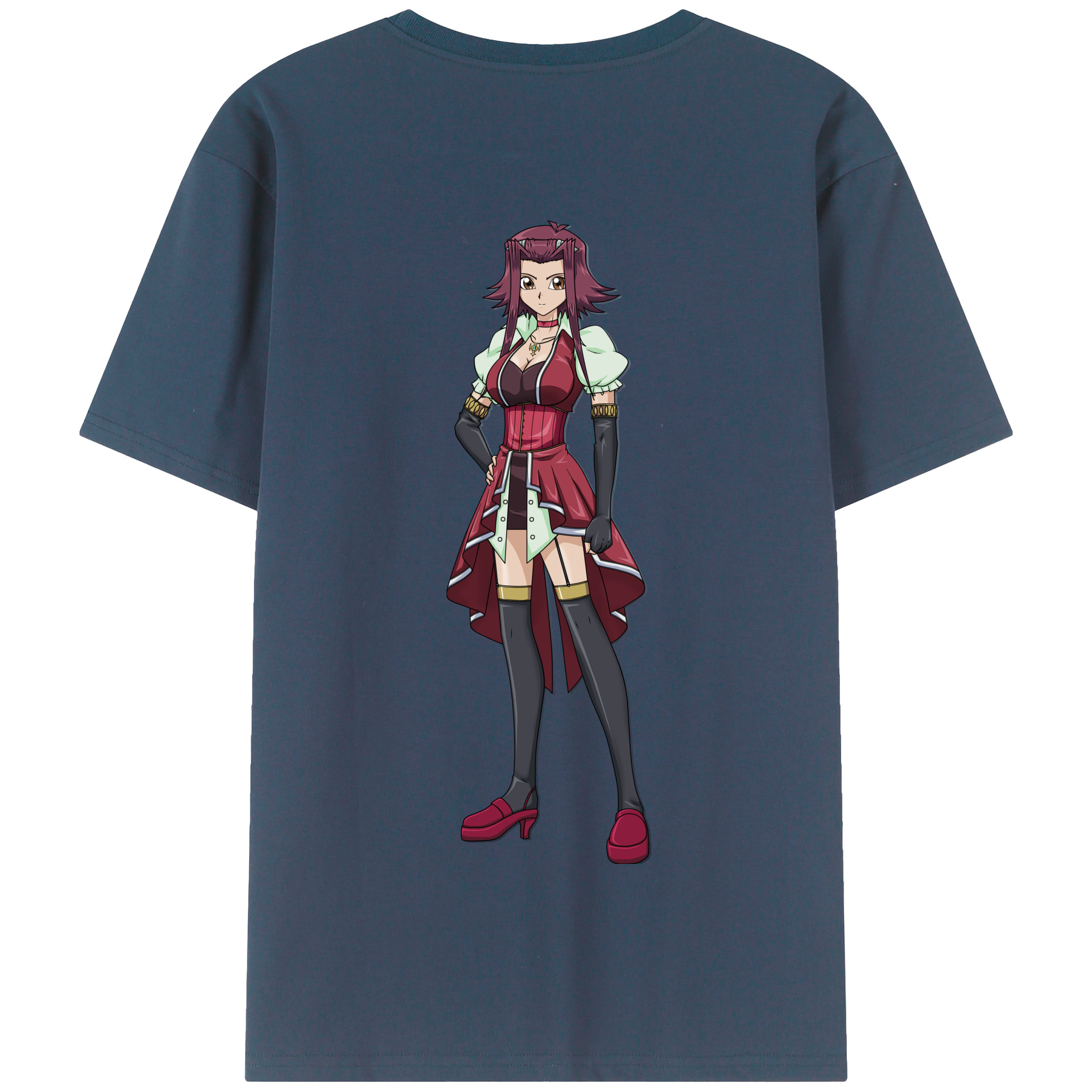 （画像用） 遊☆戯☆王 Yu-Gi-Oh! 綿100％半袖Tシャツ（背面プリント）