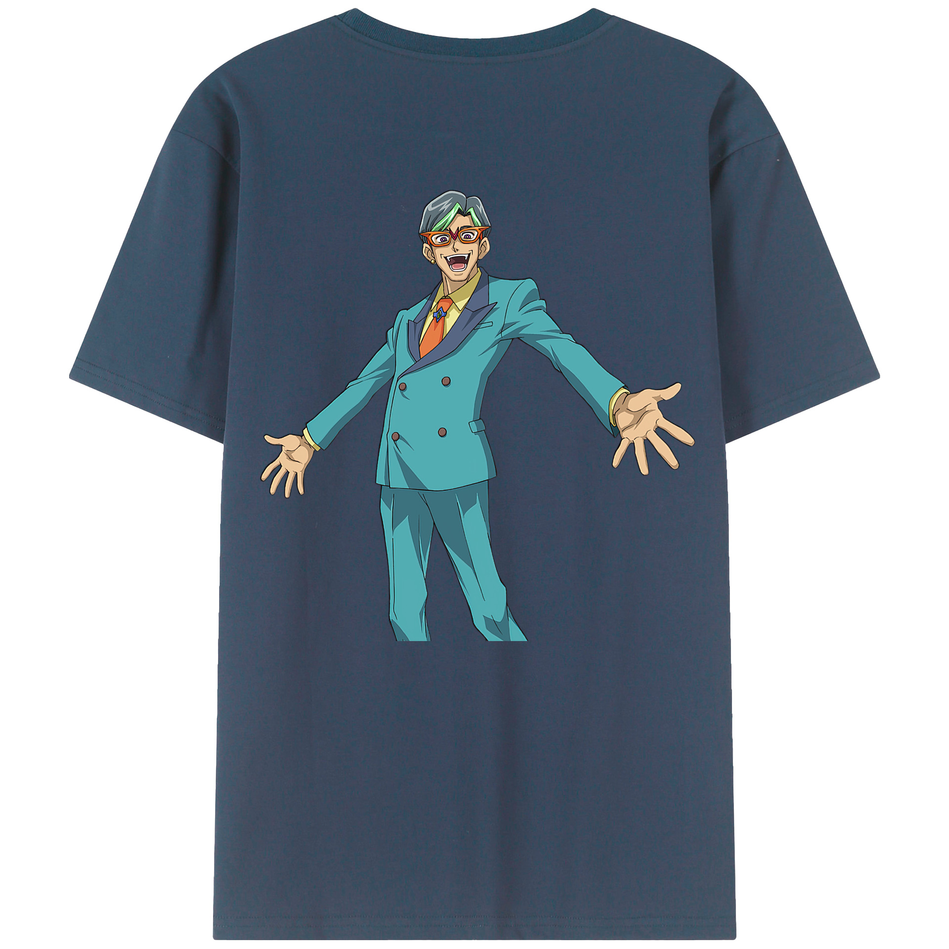 （画像用） 遊☆戯☆王 Yu-Gi-Oh! 綿100％半袖Tシャツ（背面プリント）