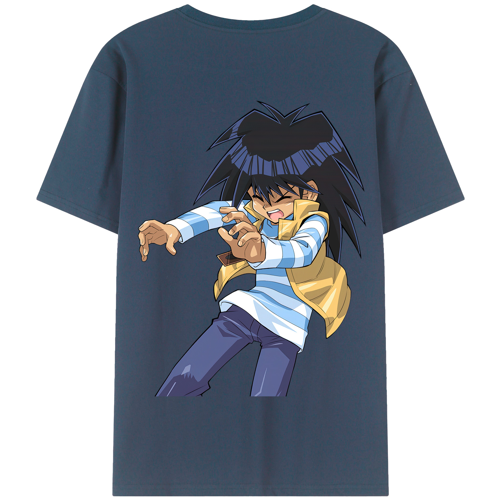 （画像用） 遊☆戯☆王 Yu-Gi-Oh! 綿100％半袖Tシャツ（背面プリント）