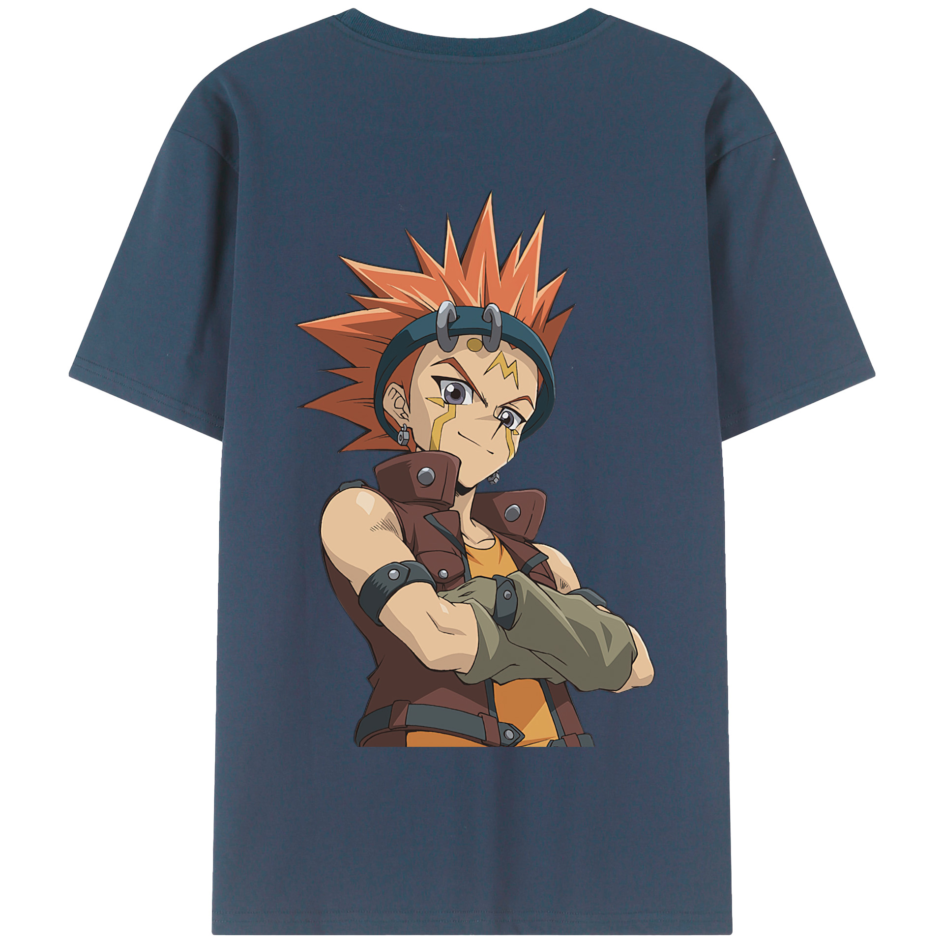（画像用） 遊☆戯☆王 Yu-Gi-Oh! 綿100％半袖Tシャツ（背面プリント）