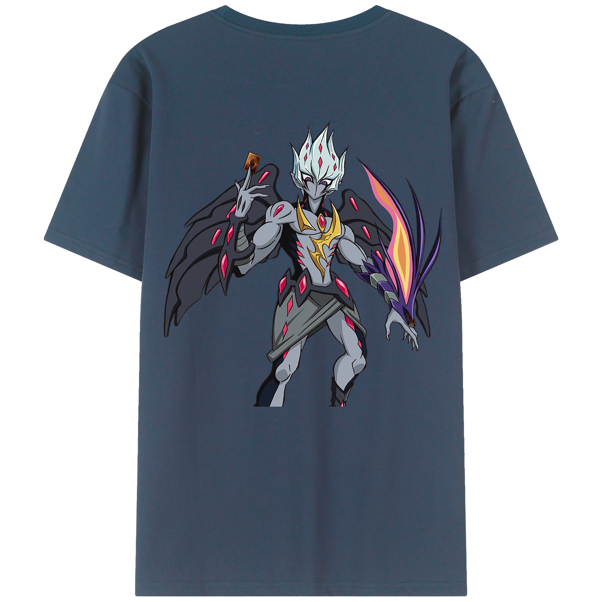 （画像用） 遊☆戯☆王 Yu-Gi-Oh! 綿100％半袖Tシャツ（背面プリント）