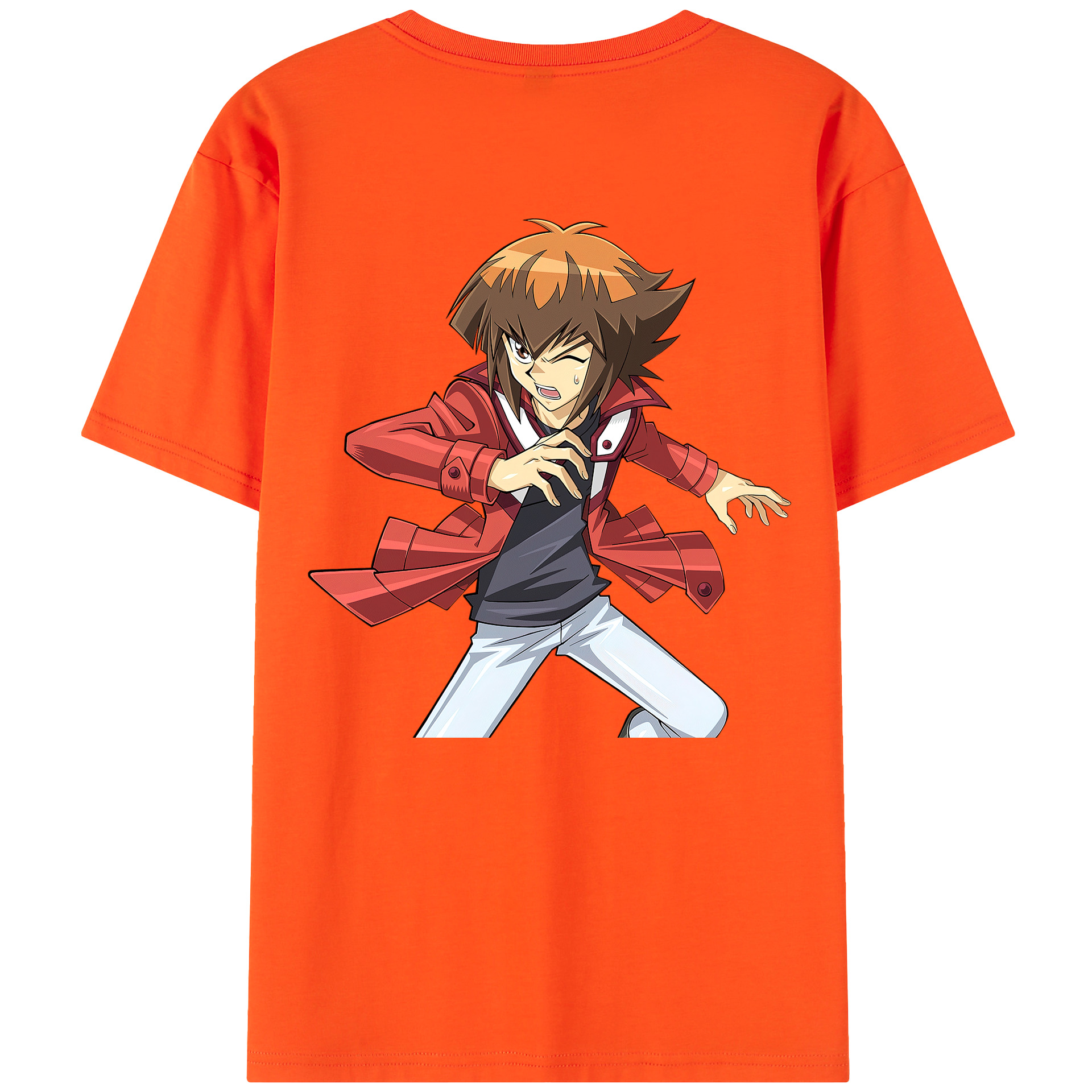 （画像用） 遊☆戯☆王 Yu-Gi-Oh! 綿100％半袖Tシャツ（背面プリント）