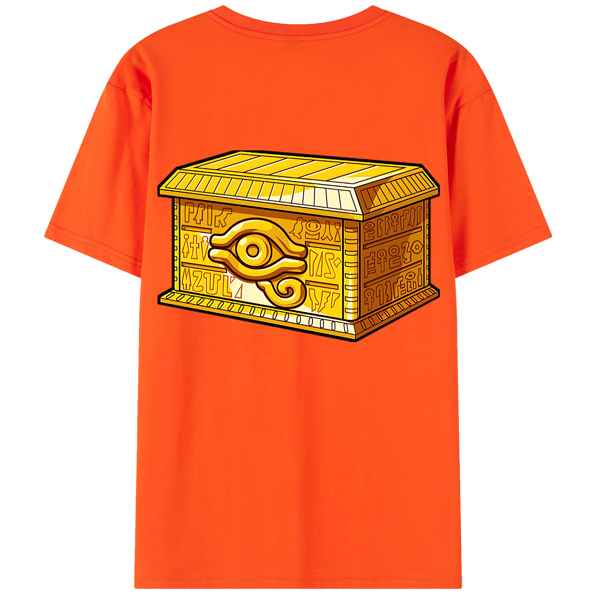 （画像用） 遊☆戯☆王 Yu-Gi-Oh! 綿100％半袖Tシャツ（背面プリント）