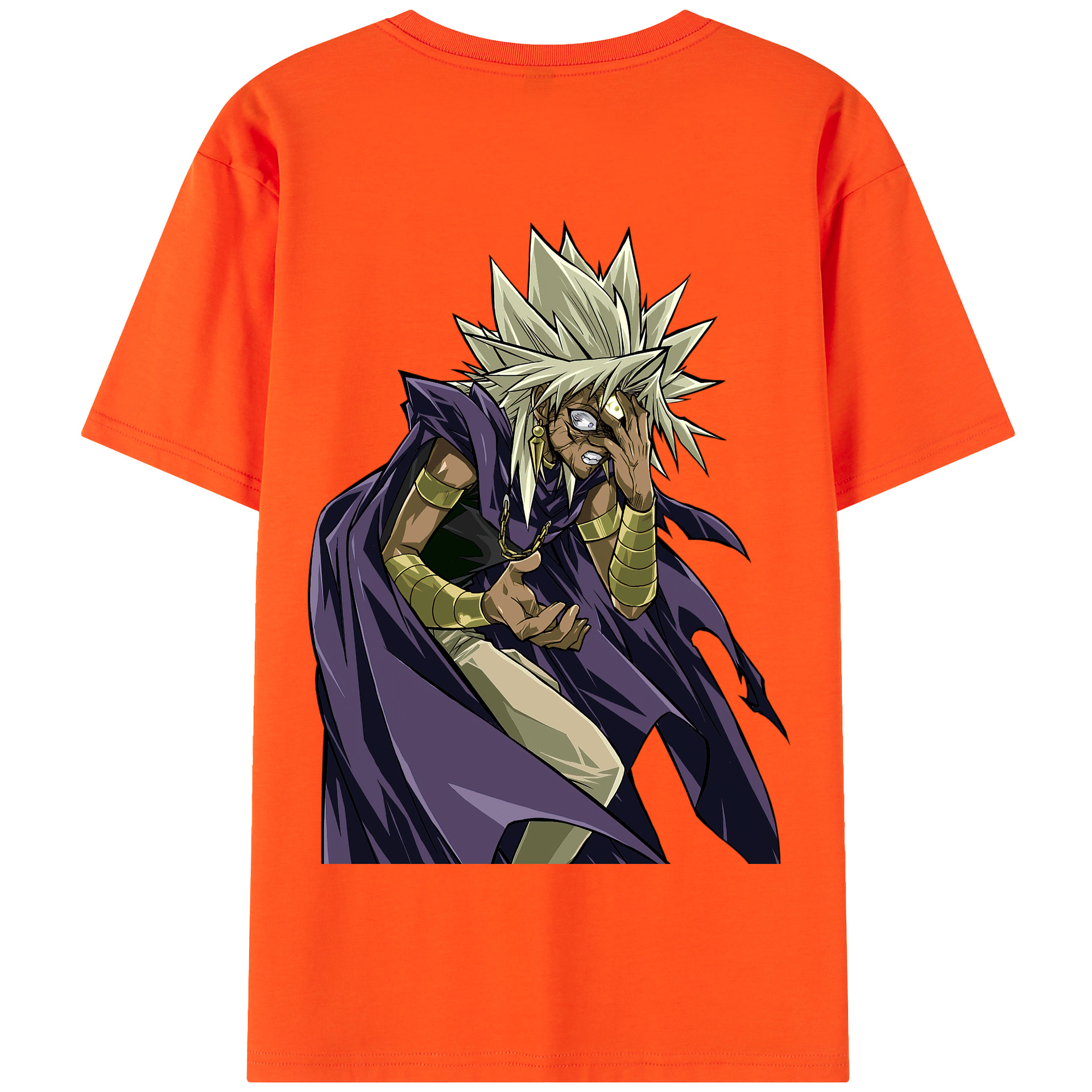 （画像用） 遊☆戯☆王 Yu-Gi-Oh! 綿100％半袖Tシャツ（背面プリント）