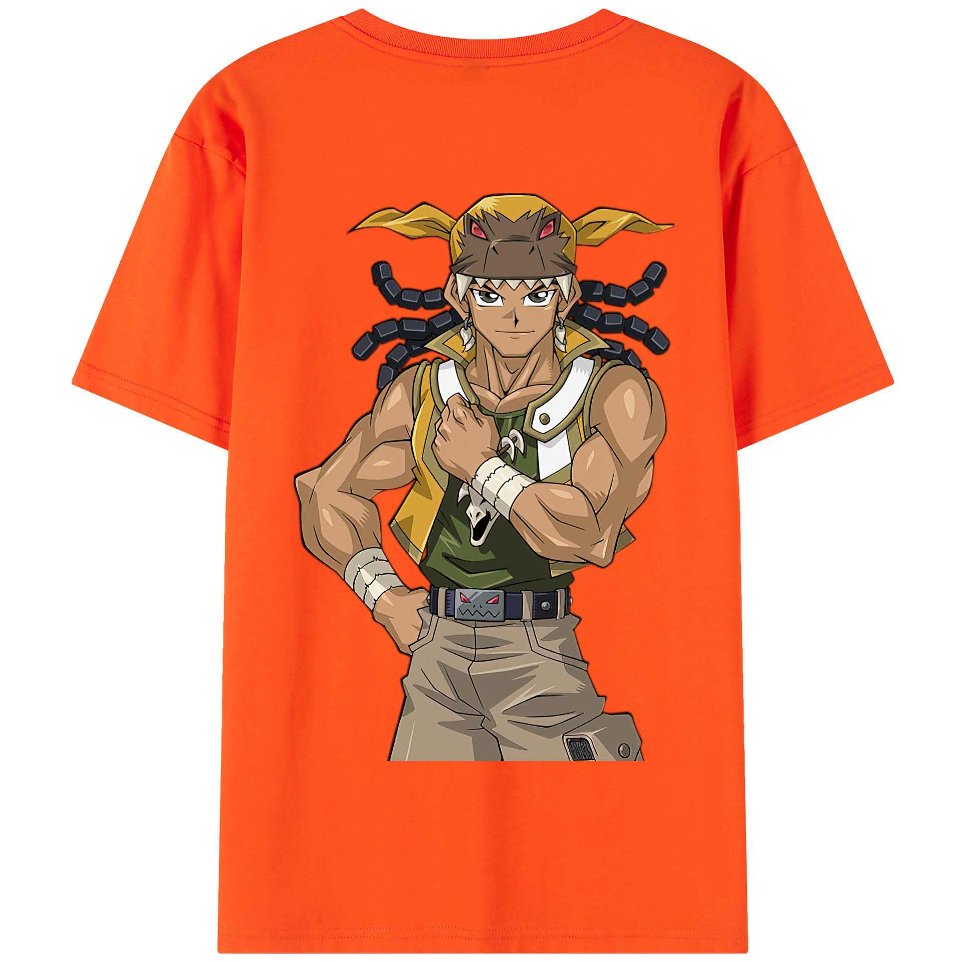 （画像用） 遊☆戯☆王 Yu-Gi-Oh! 綿100％半袖Tシャツ（背面プリント）