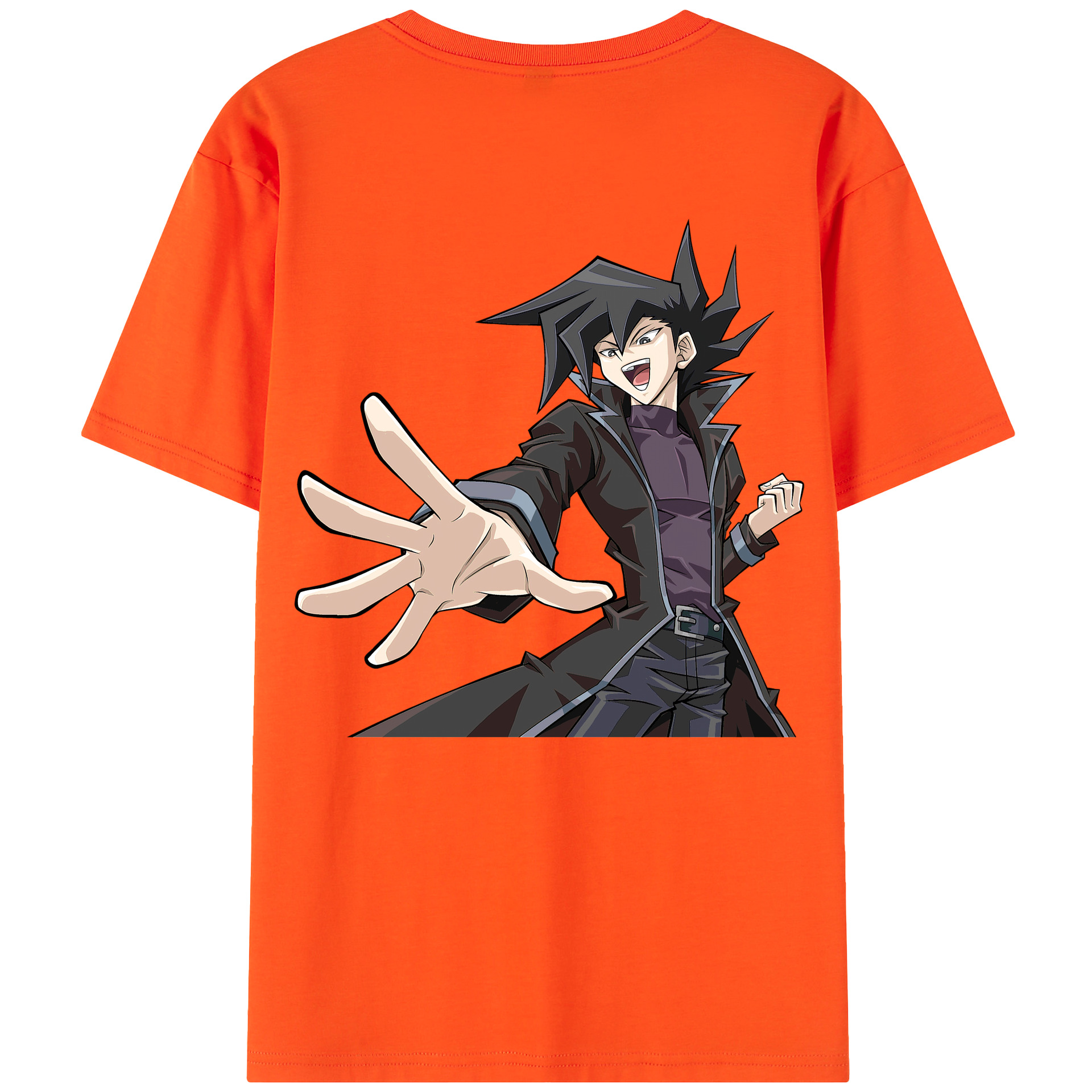 （画像用） 遊☆戯☆王 Yu-Gi-Oh! 綿100％半袖Tシャツ（背面プリント）