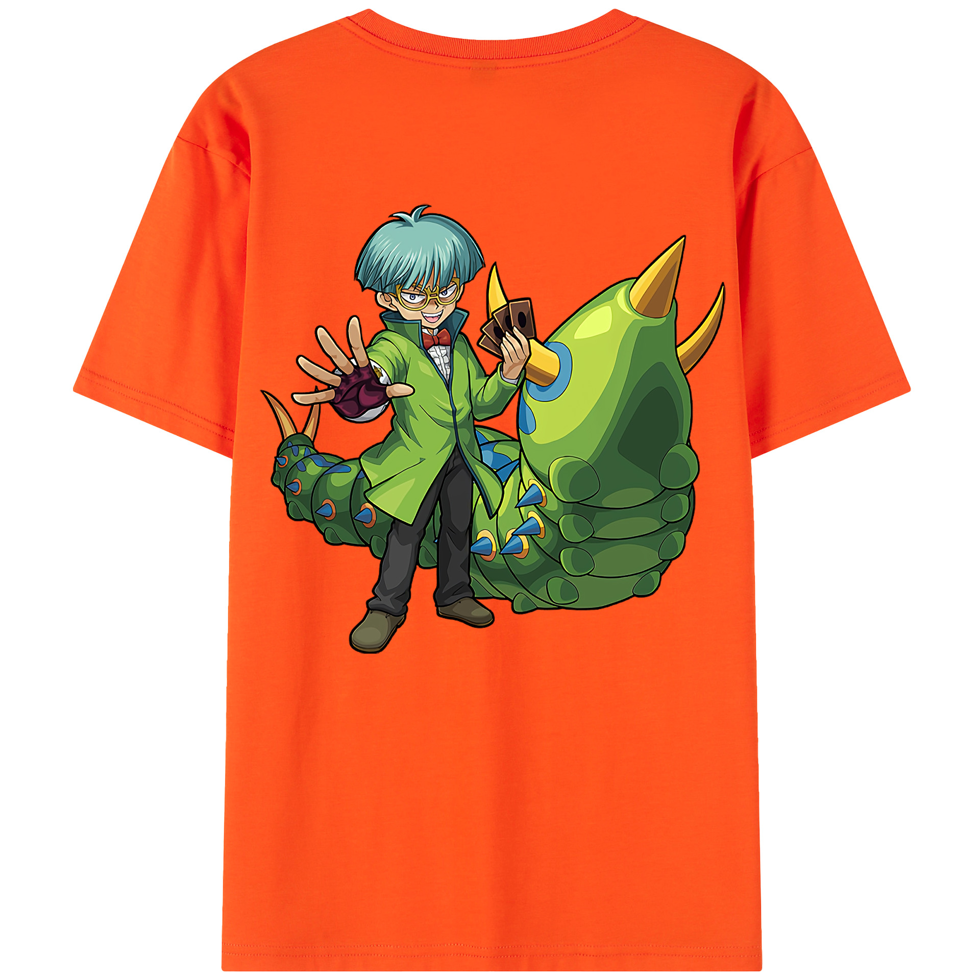 （画像用） 遊☆戯☆王 Yu-Gi-Oh! 綿100％半袖Tシャツ（背面プリント）