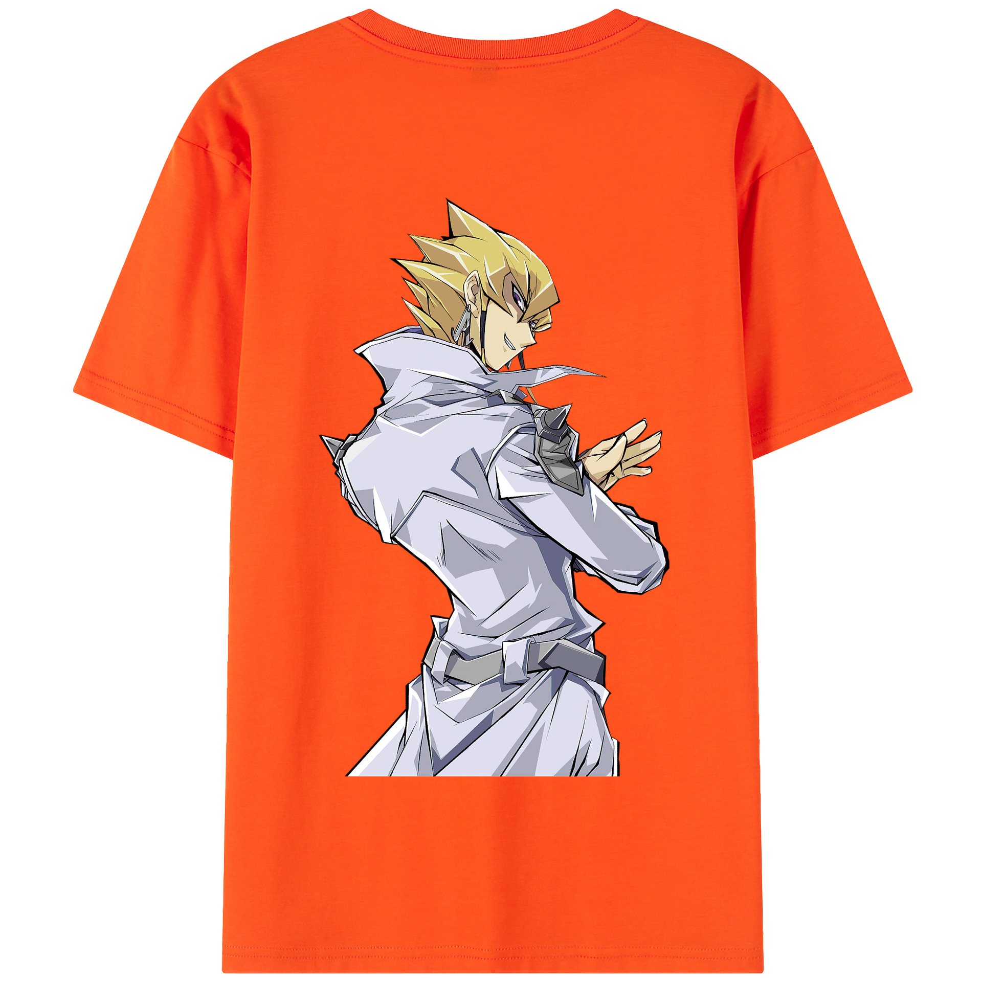 （画像用） 遊☆戯☆王 Yu-Gi-Oh! 綿100％半袖Tシャツ（背面プリント）