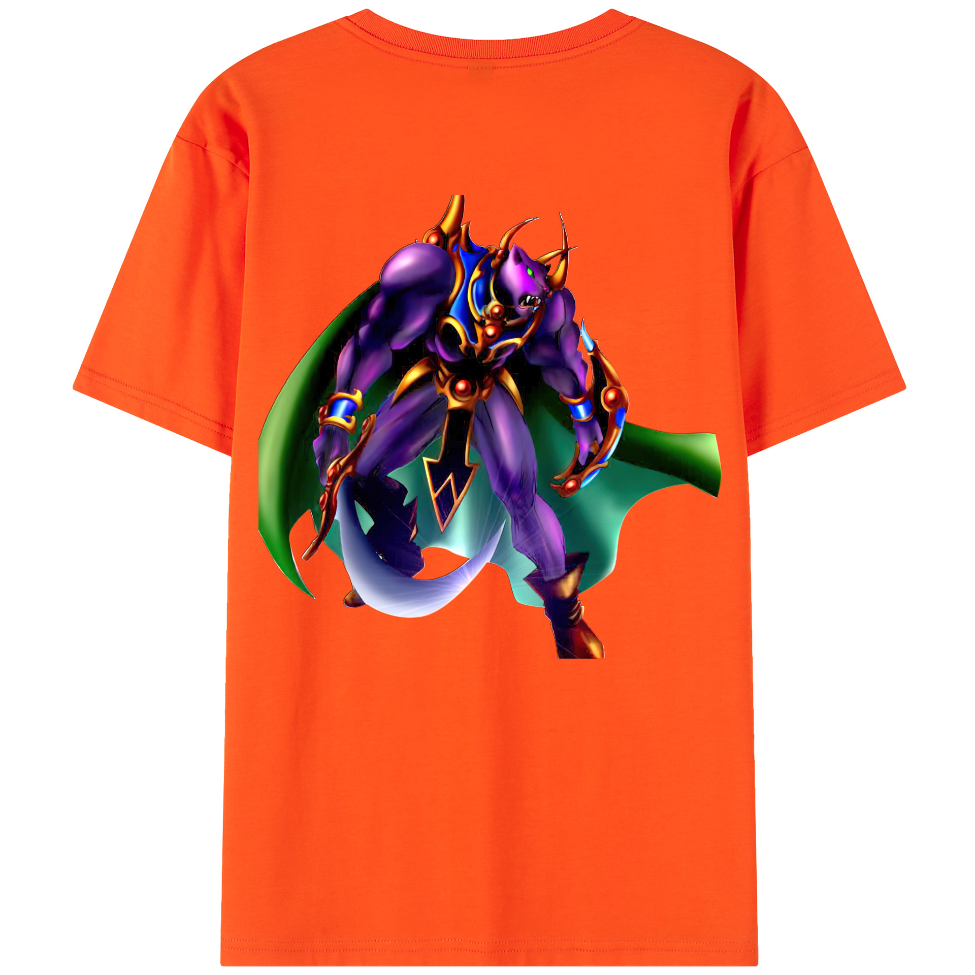 （画像用） 遊☆戯☆王 Yu-Gi-Oh! 綿100％半袖Tシャツ（背面プリント）