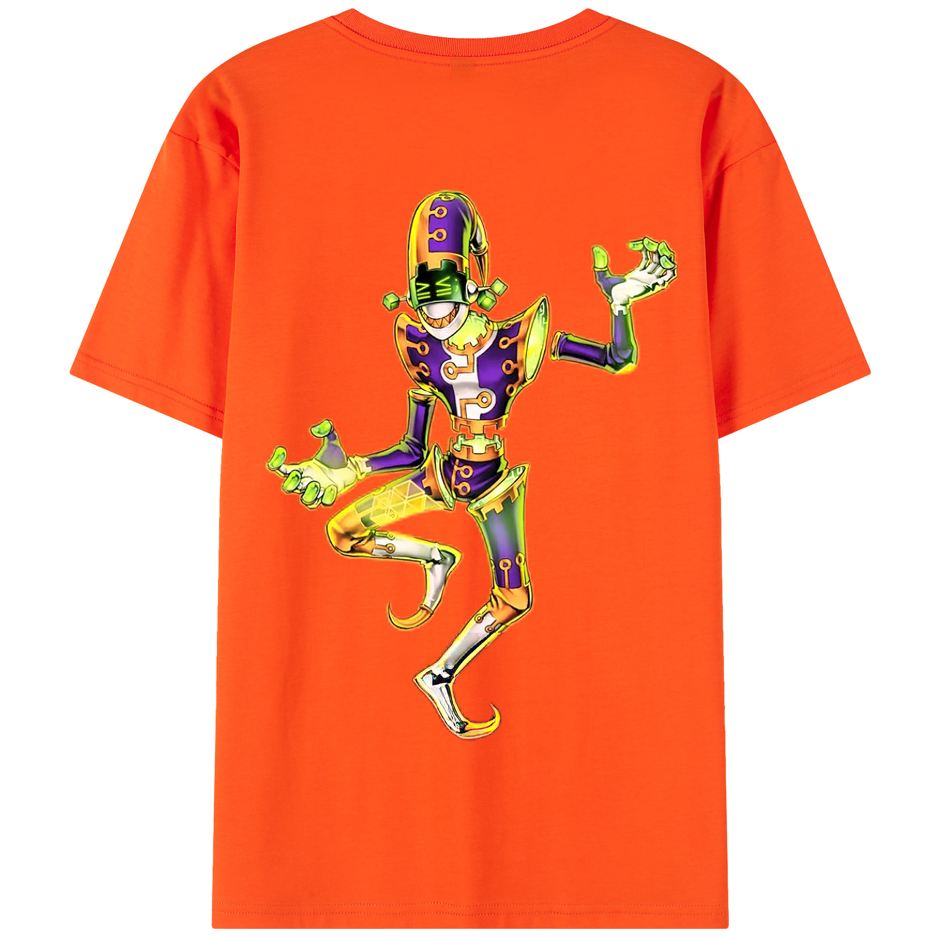 （画像用） 遊☆戯☆王 Yu-Gi-Oh! 綿100％半袖Tシャツ（背面プリント）