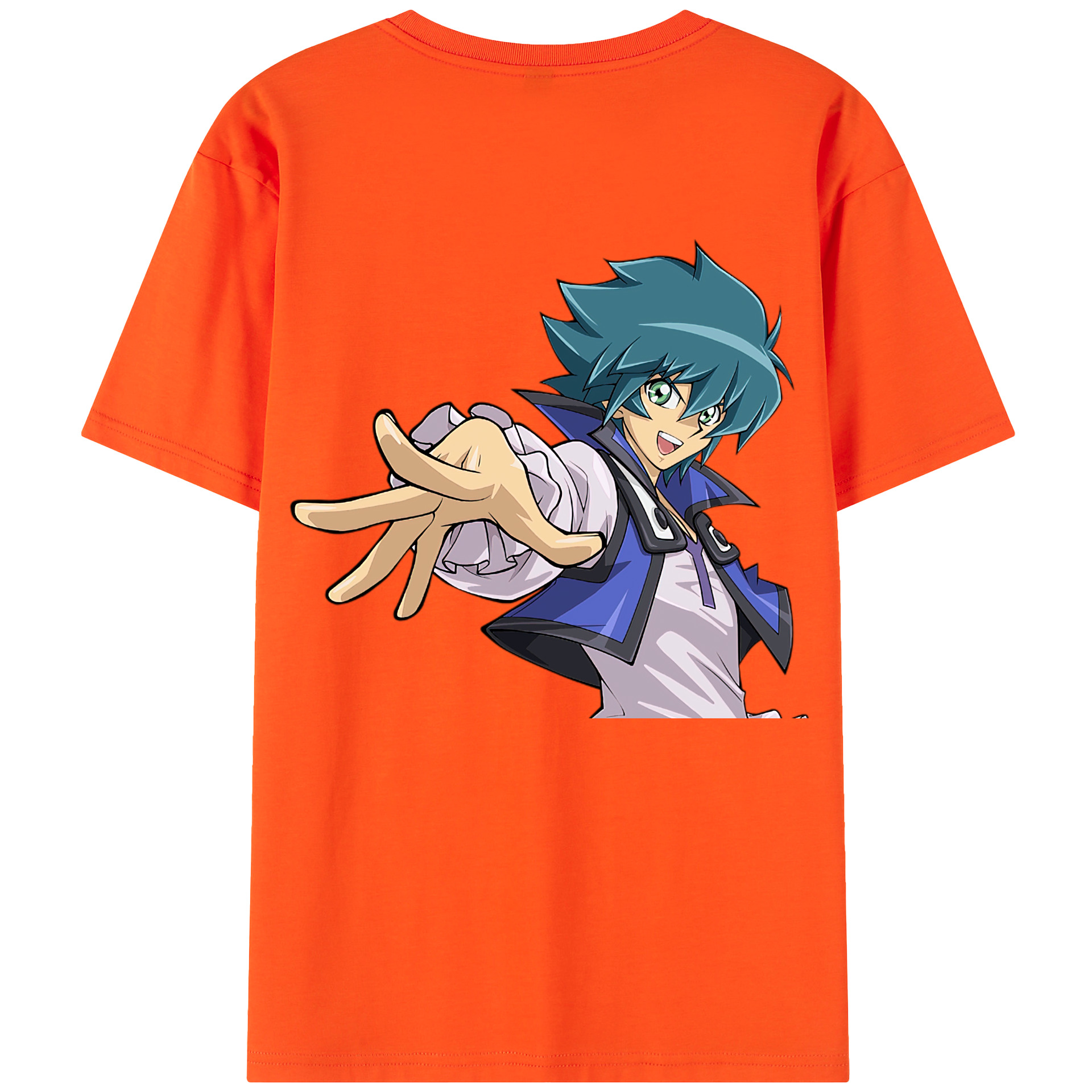 （画像用） 遊☆戯☆王 Yu-Gi-Oh! 綿100％半袖Tシャツ（背面プリント）
