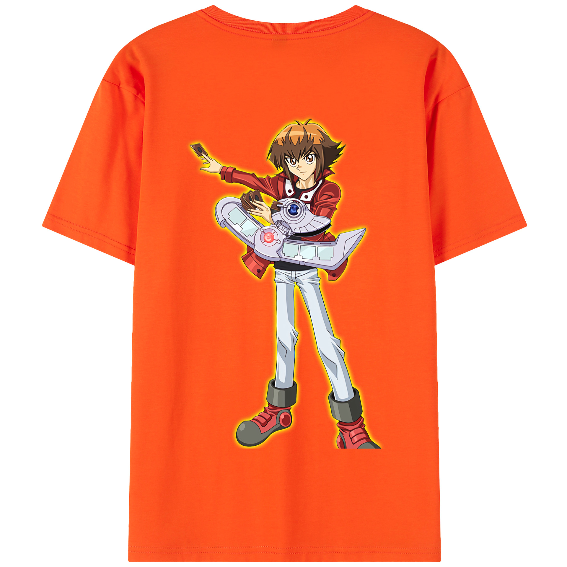 （画像用） 遊☆戯☆王 Yu-Gi-Oh! 綿100％半袖Tシャツ（背面プリント）