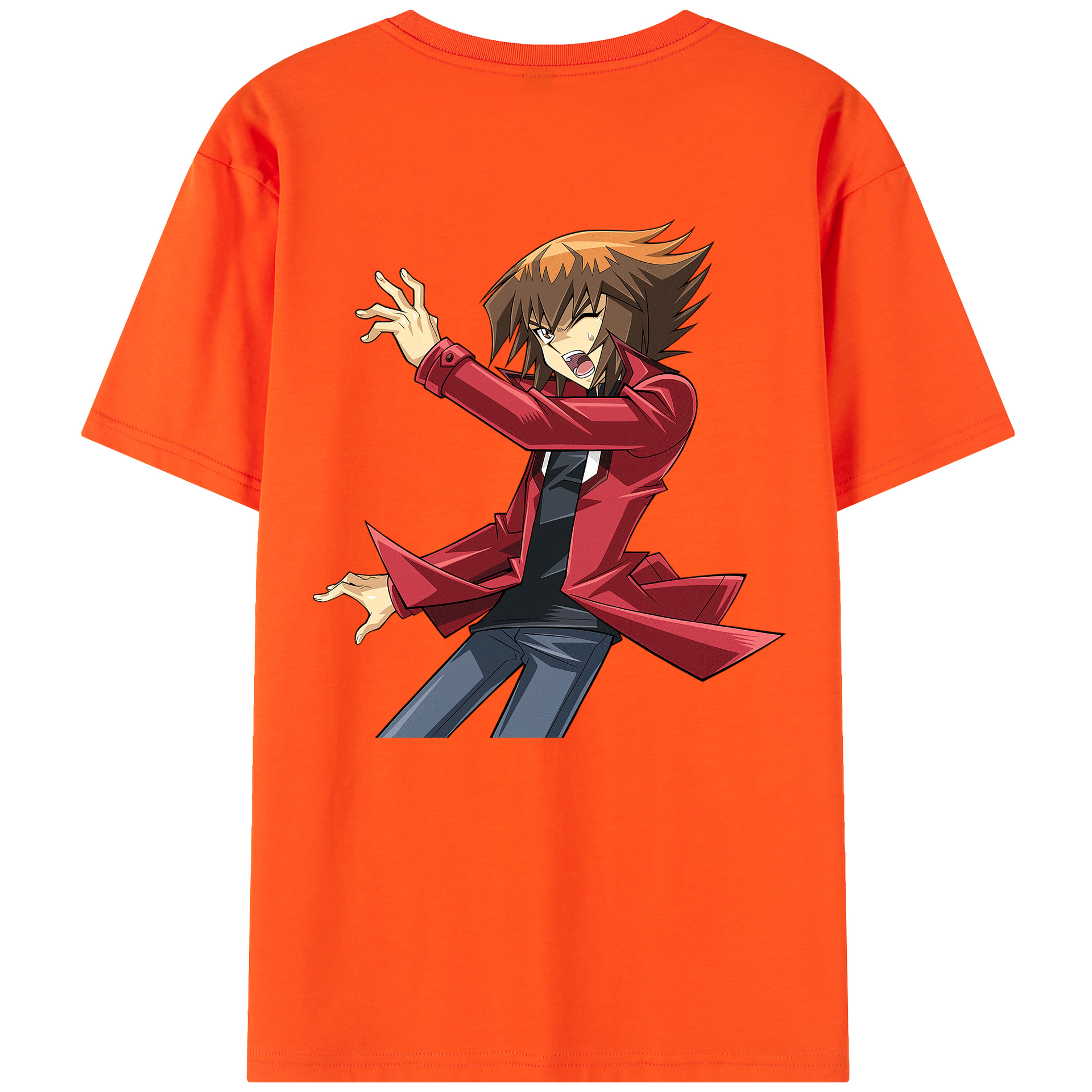 （画像用） 遊☆戯☆王 Yu-Gi-Oh! 綿100％半袖Tシャツ（背面プリント）