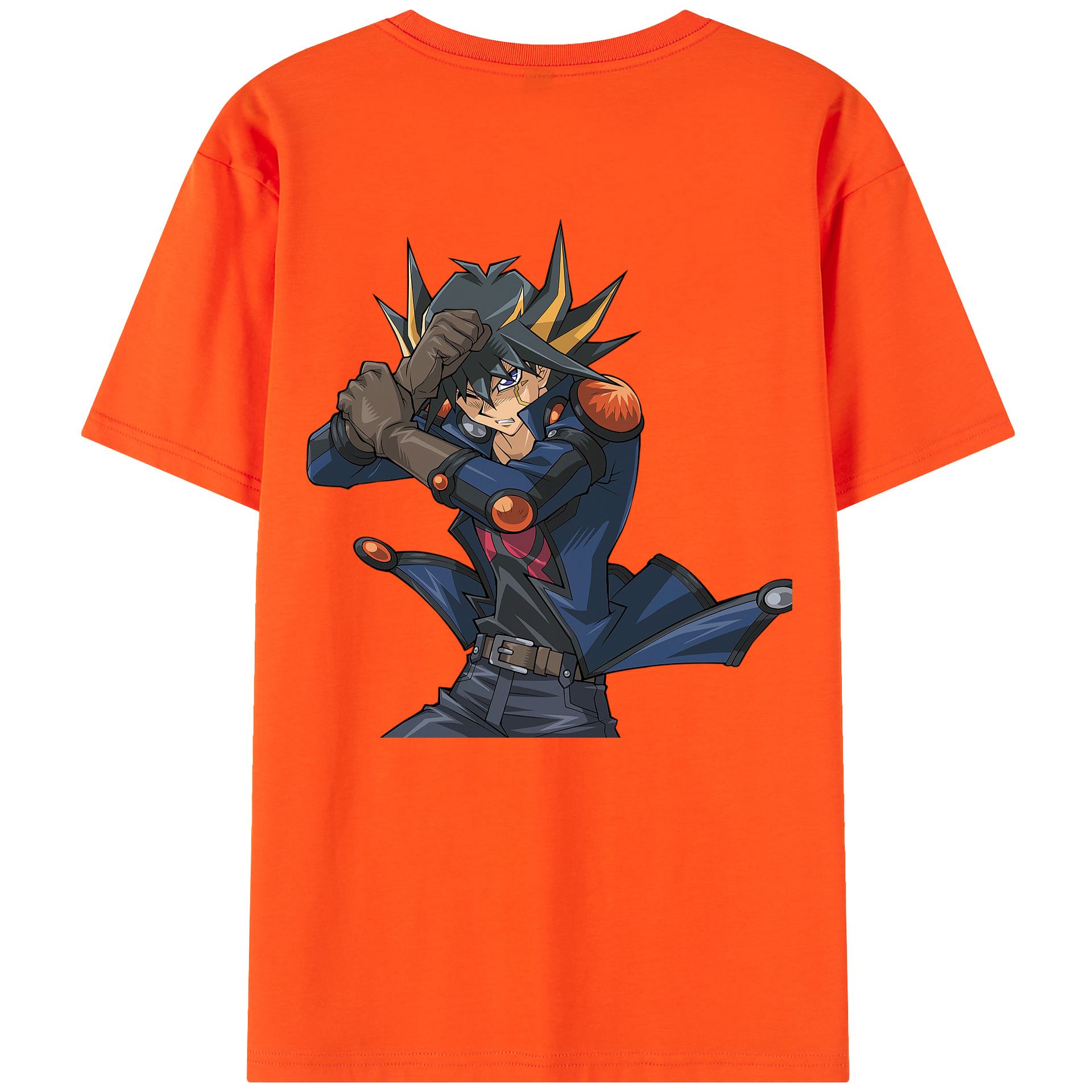 （画像用） 遊☆戯☆王 Yu-Gi-Oh! 綿100％半袖Tシャツ（背面プリント）
