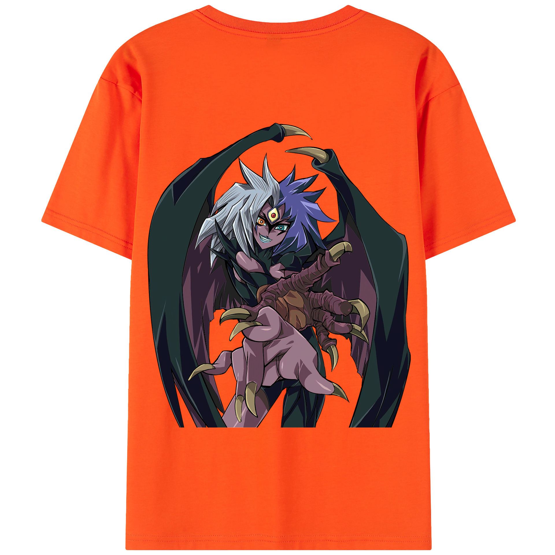 （画像用） 遊☆戯☆王 Yu-Gi-Oh! 綿100％半袖Tシャツ（背面プリント）