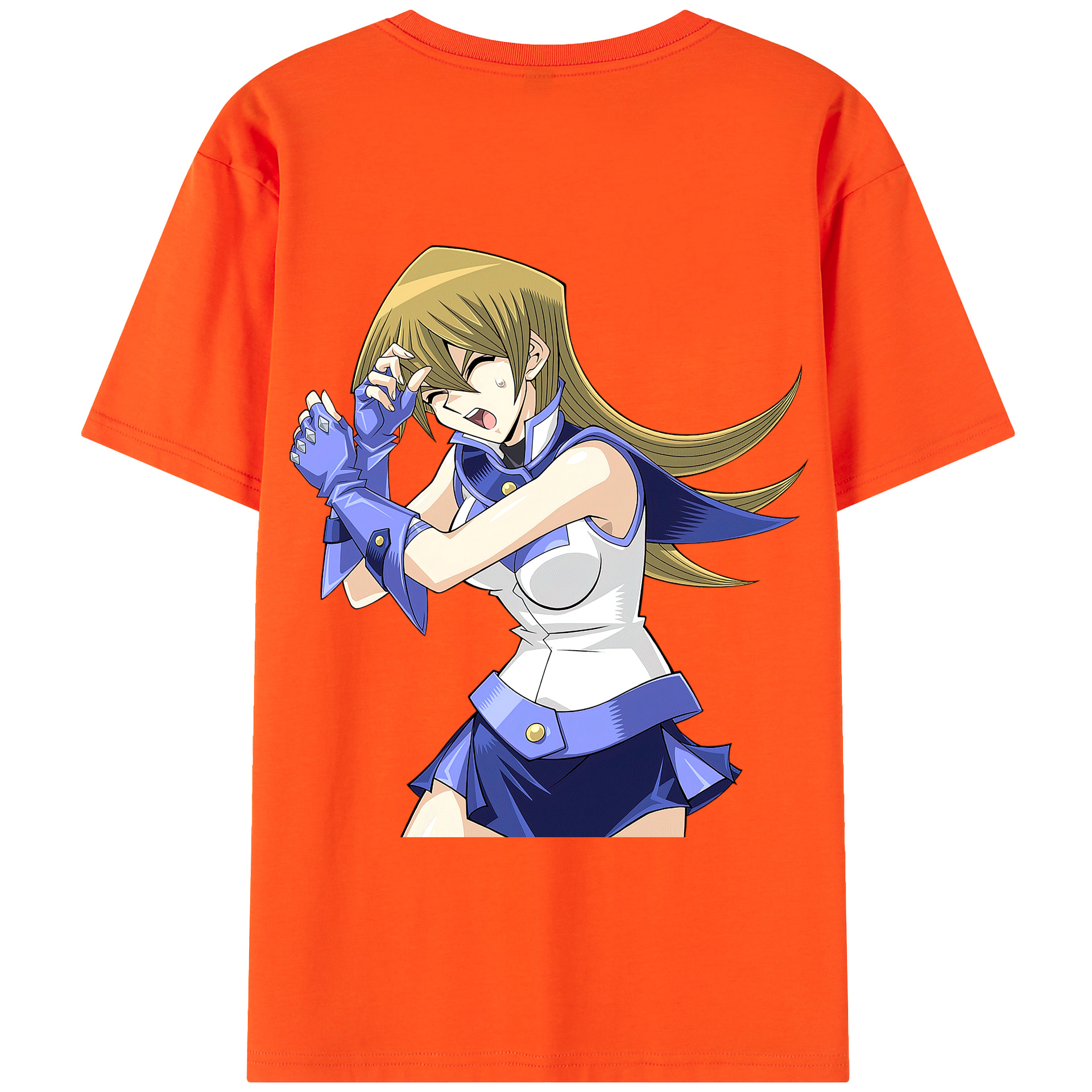 （画像用） 遊☆戯☆王 Yu-Gi-Oh! 綿100％半袖Tシャツ（背面プリント）