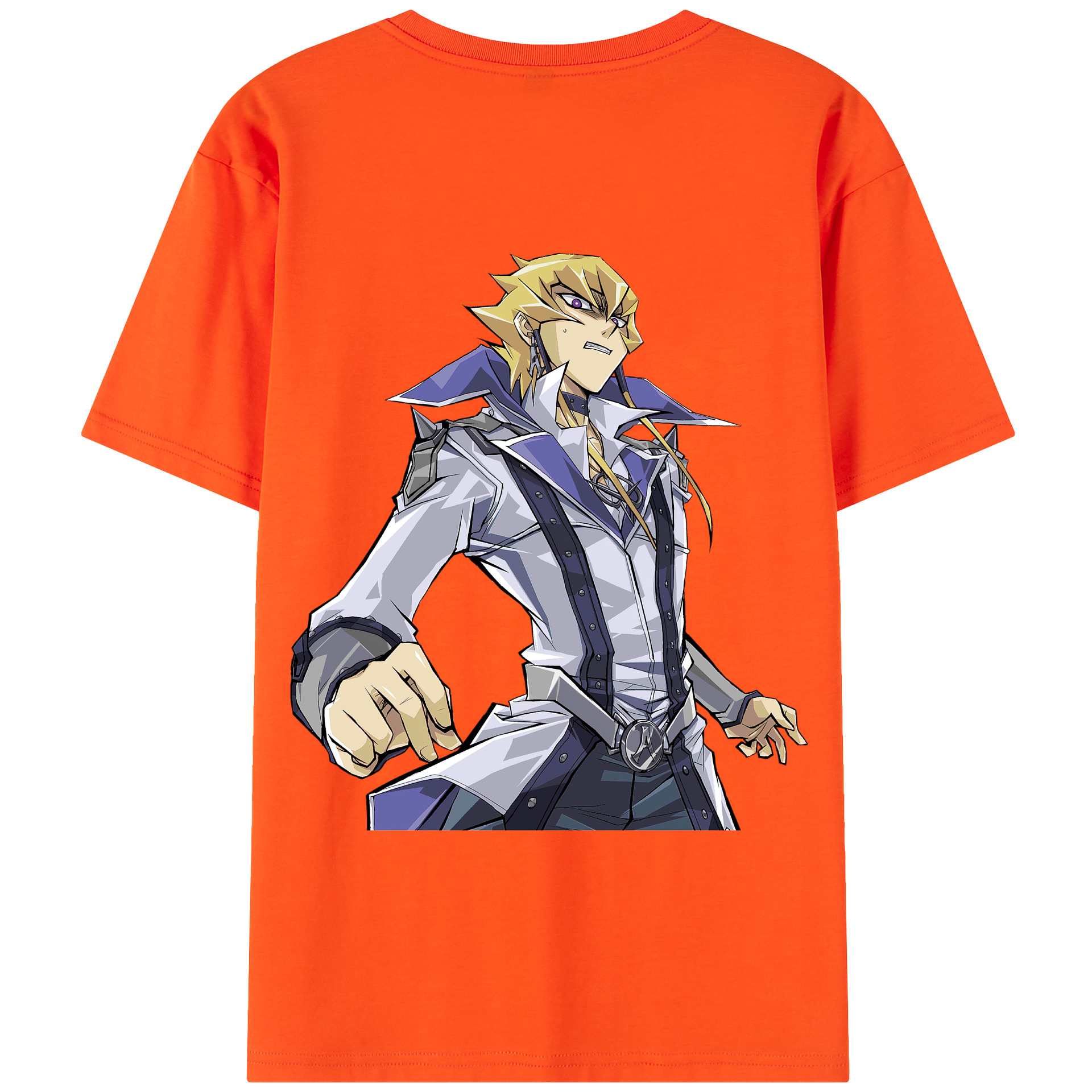 （画像用） 遊☆戯☆王 Yu-Gi-Oh! 綿100％半袖Tシャツ（背面プリント）