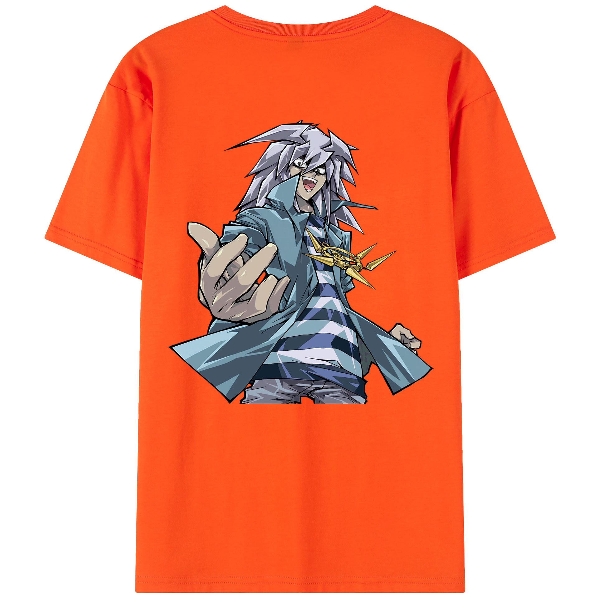 （画像用） 遊☆戯☆王 Yu-Gi-Oh! 綿100％半袖Tシャツ（背面プリント）