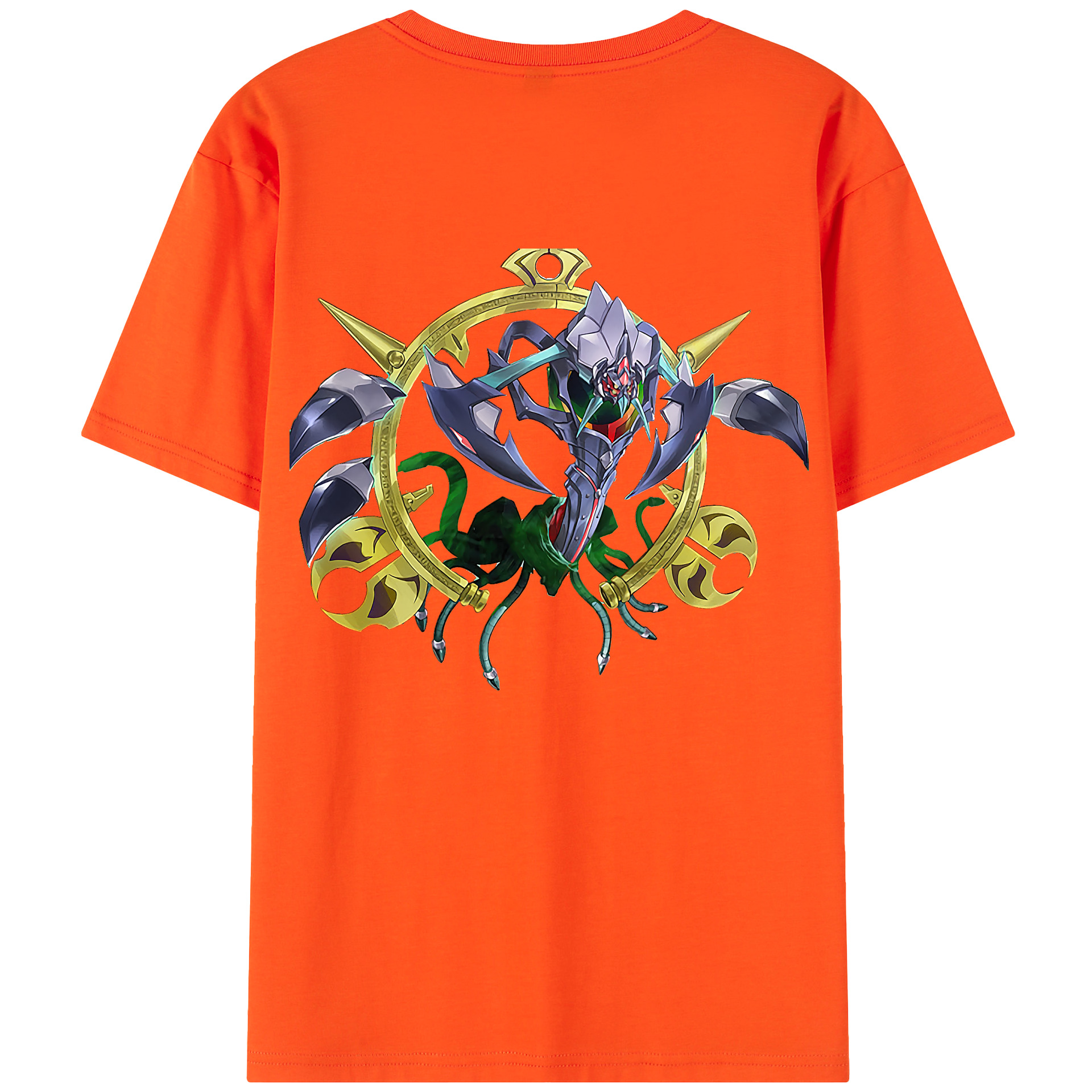 （画像用） 遊☆戯☆王 Yu-Gi-Oh! 綿100％半袖Tシャツ（背面プリント）
