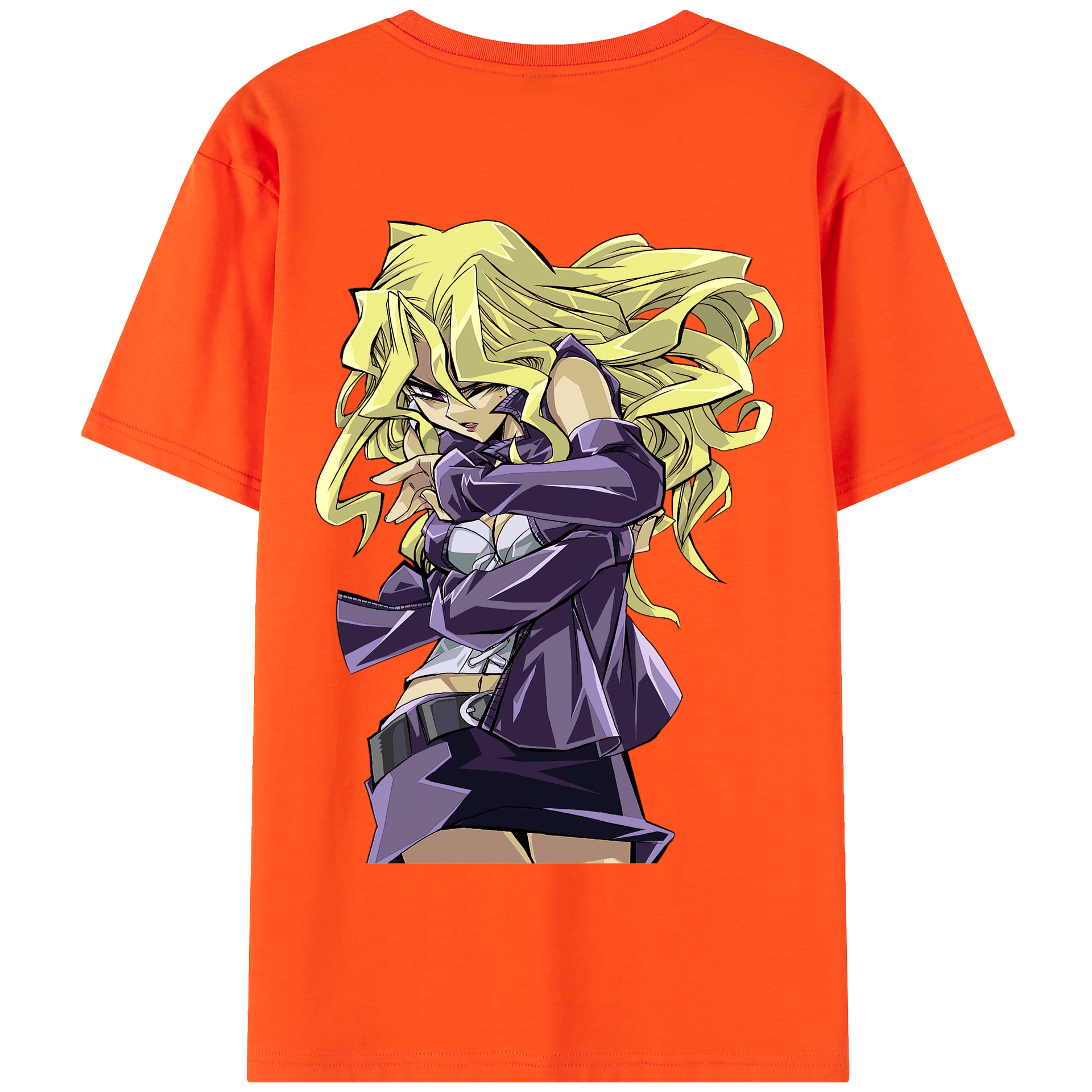 （画像用） 遊☆戯☆王 Yu-Gi-Oh! 綿100％半袖Tシャツ（背面プリント）